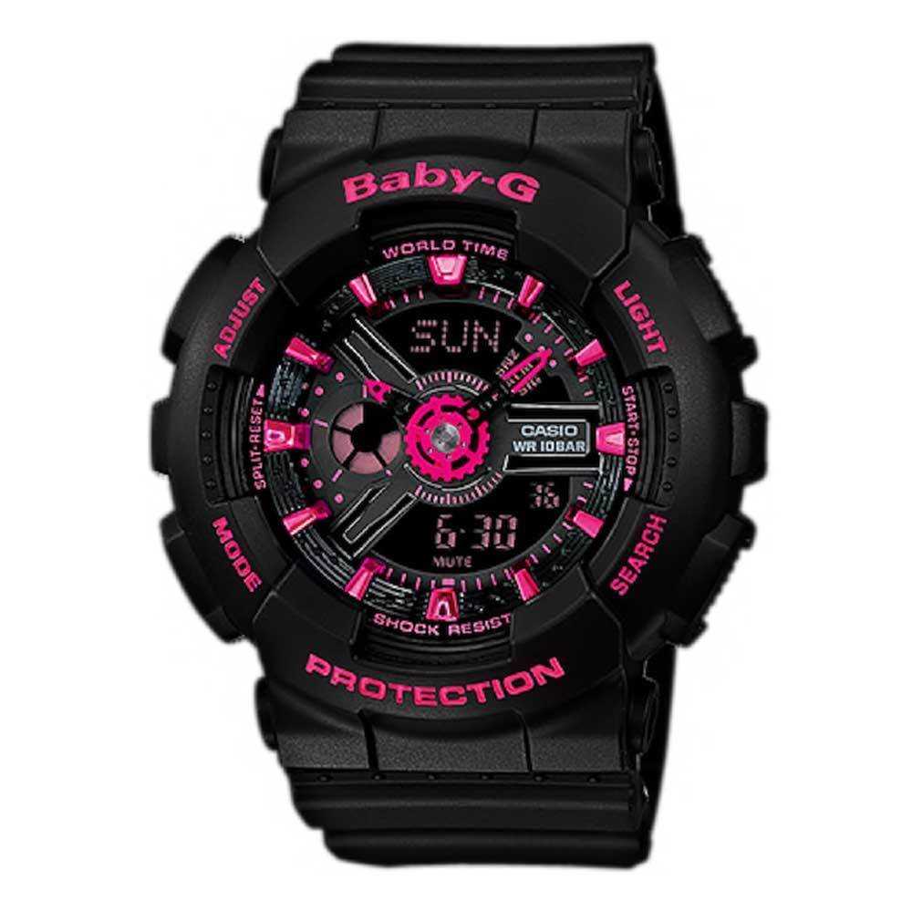 Casio Baby-G BA-111-1ADR Digital Sport Watch for Women - Shock Resistant, Water Resistant, LED Light - Perfect for Running, Swimming & Outdoor Activities