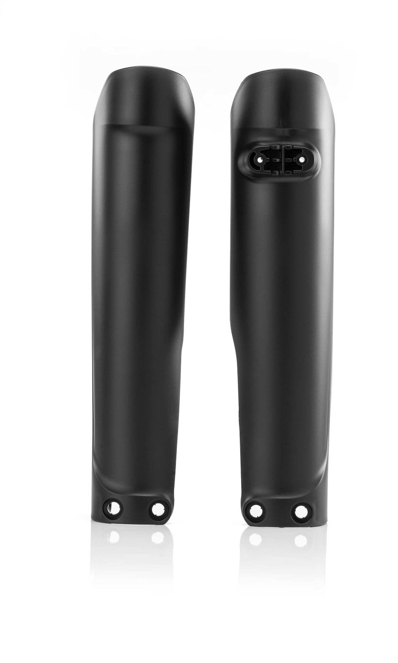 Acerbis 16-23 Husqvarna 125 501 TC FC FX TE TX FE Lower Fork Cover Set - Black | Dirt Bike Motorcycle Protection for Off-Road & Trail Riding