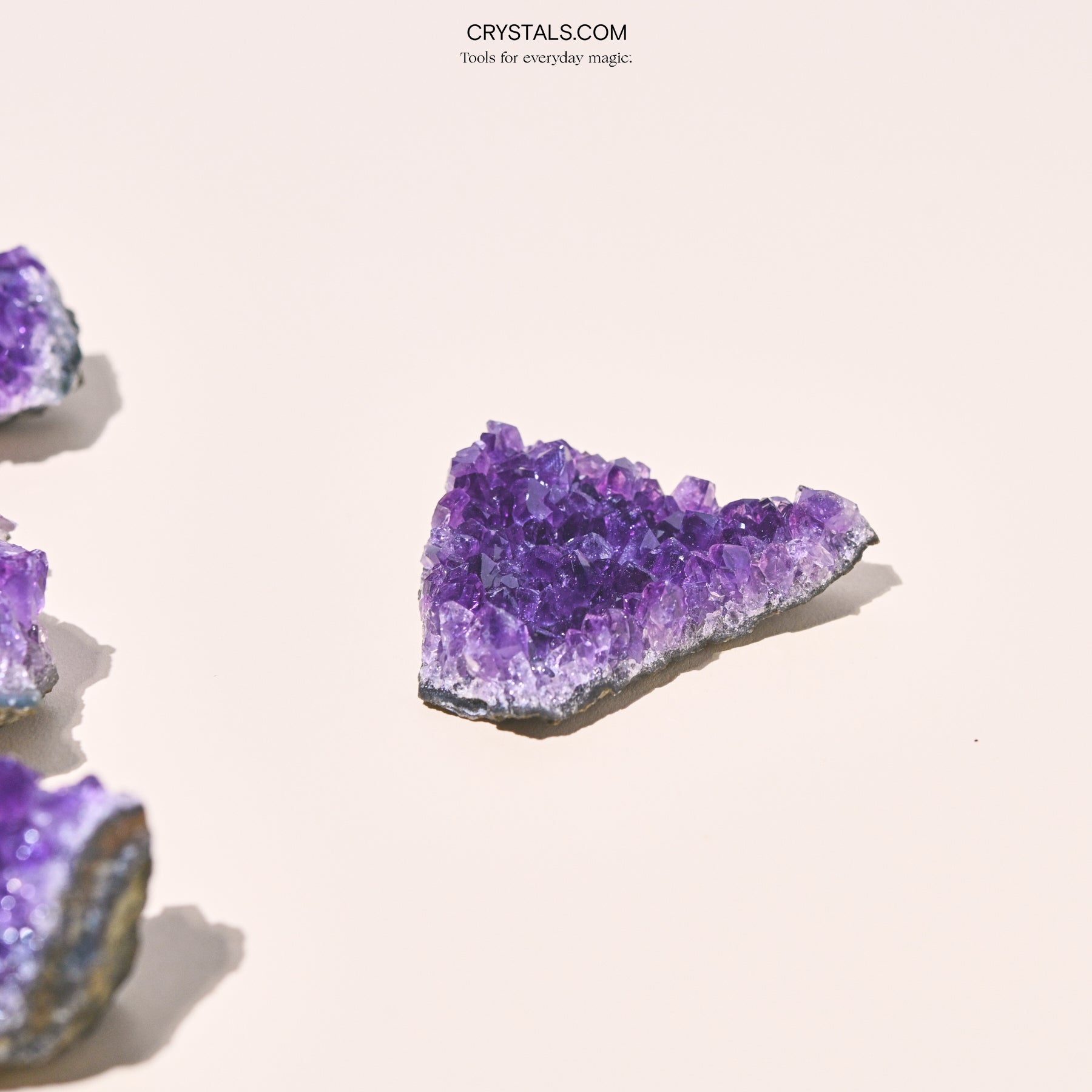 Natural Brazilian Amethyst Cluster - Raw Purple Crystal Specimen for Healing, Meditation & Home Decor | Spiritual Gifts, Reiki Energy Stone, Feng Shui Display