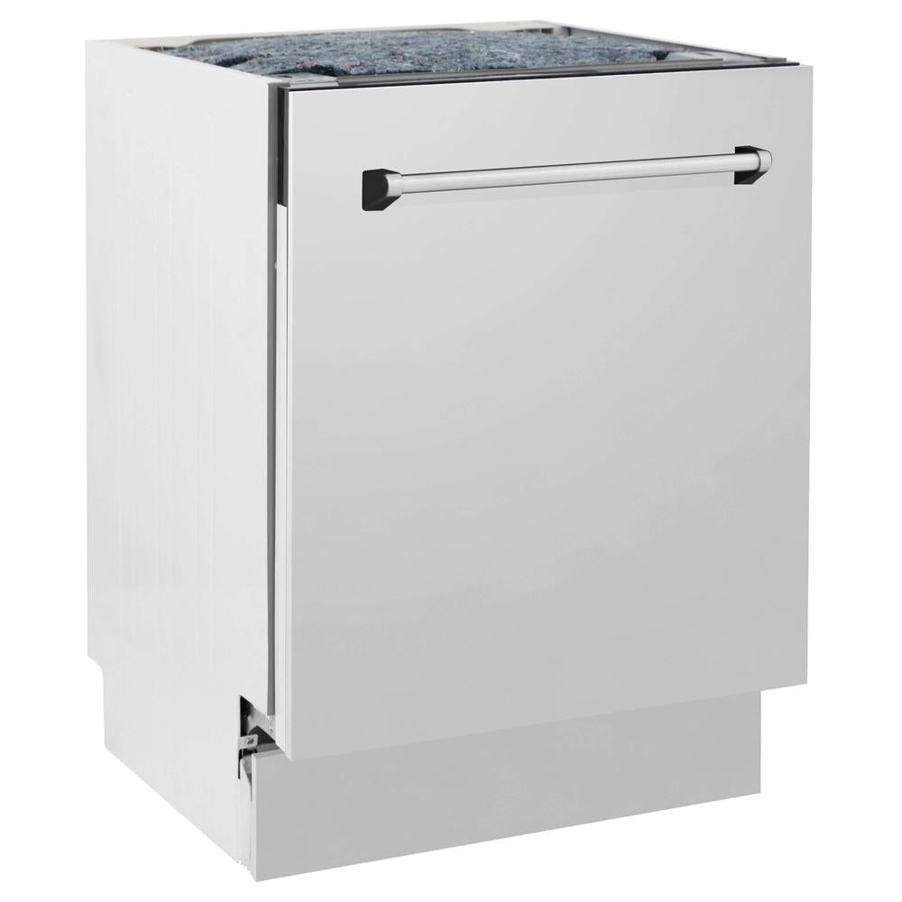ZLINE 48 Inch Stainless Steel Dual Fuel Range Kitchen Package with Convertible Vent Hood & Tall Tub Dishwasher (3KP RARH48 DWV) - Perfect for Modern Home Chefs & Spacious Kitchens