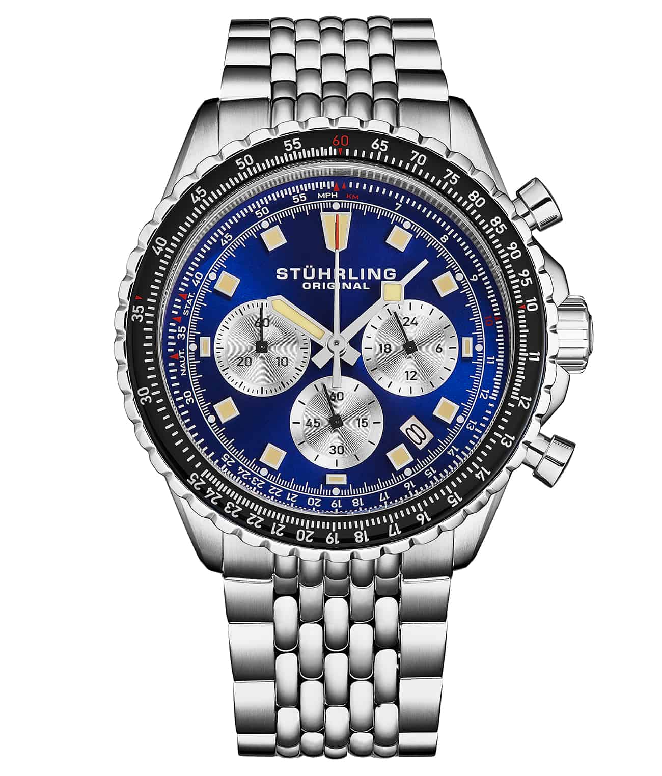 Japanese Chronograph RaceWay 1010 44mm Quartz Watch for Men - Stylish Sports & Casual Timepiece for Racing Enthusiasts & Everyday Wear
