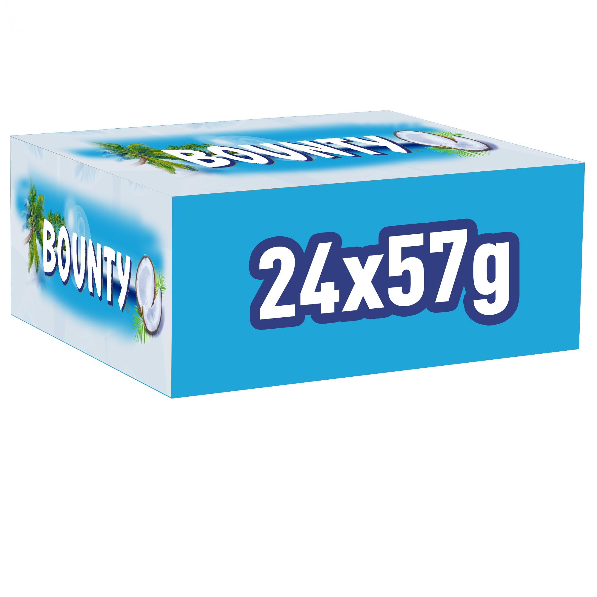 Mars Bounty Milk Chocolate Bar 57g - Delicious Coconut & Milk Chocolate Candy for Snacking, Gifts & Party Favors
