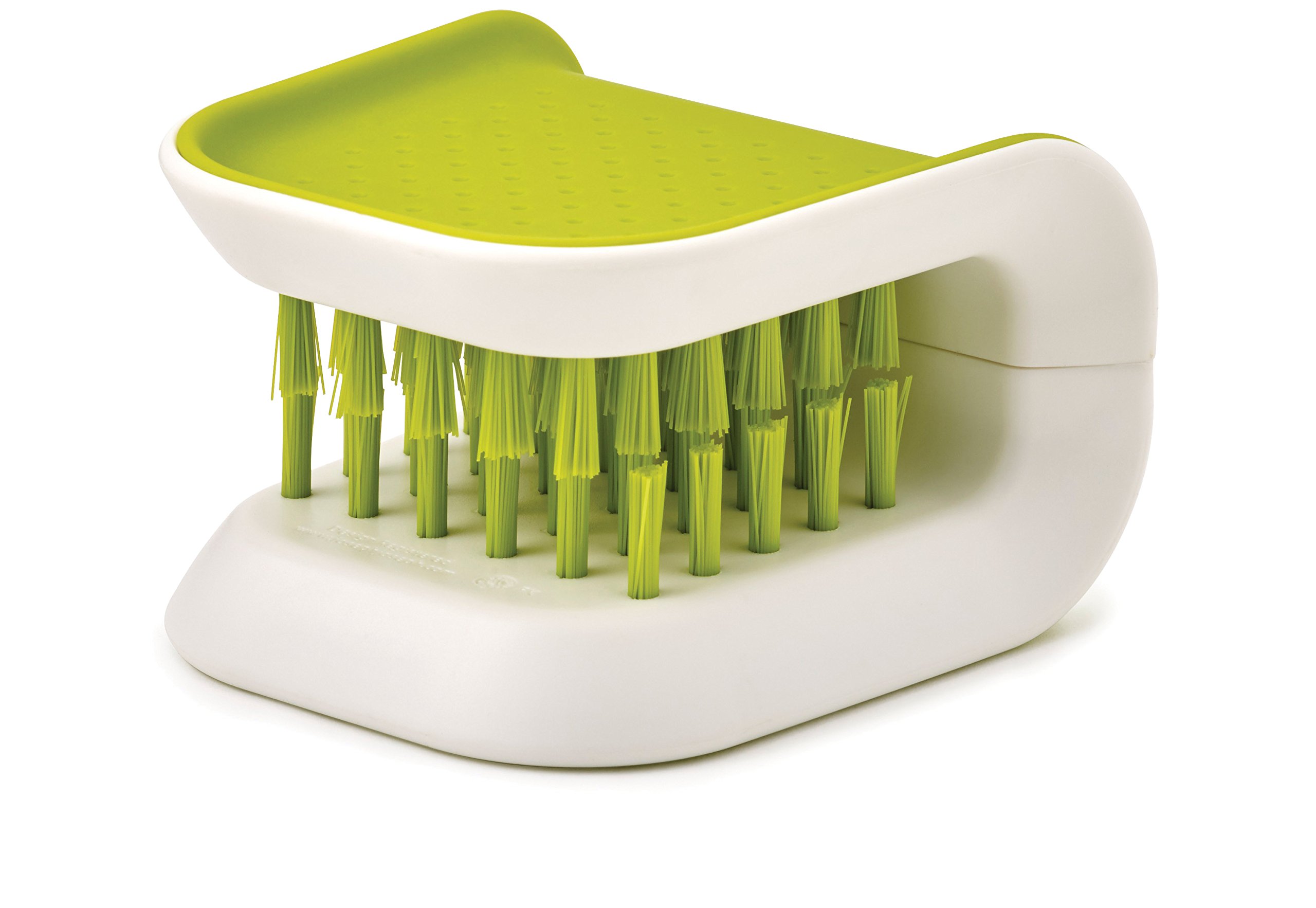 Joseph Joseph BladeBrush Knife & Cutlery Cleaner Brush with Edge Dish Brush - Safe Knife Cleaning Tool for Kitchen, Dishwashing & Food Prep