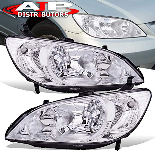 Chrome Housing Clear Lens Clear Reflector