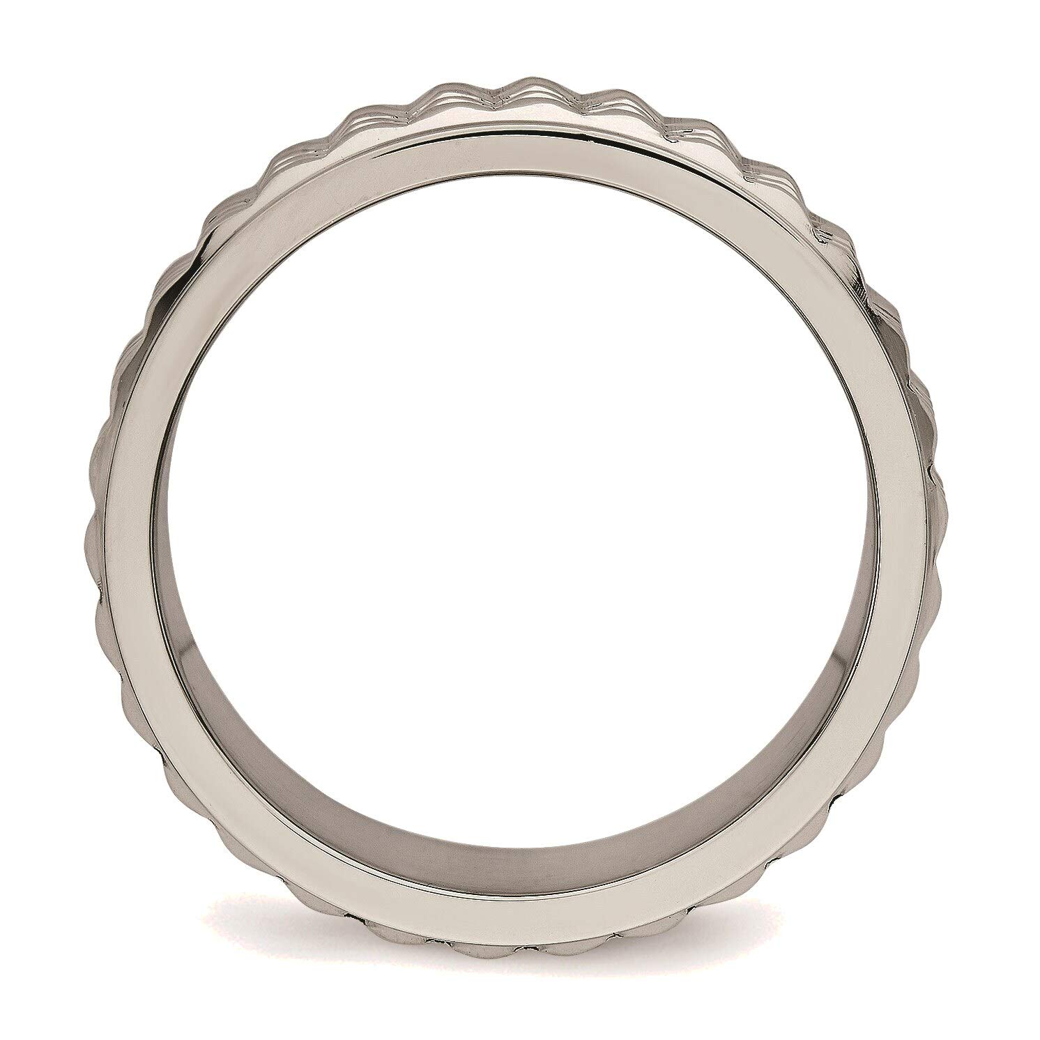 Titanium Studded Ring Size 8.5 for Men & Women - Bonyak Jewelry