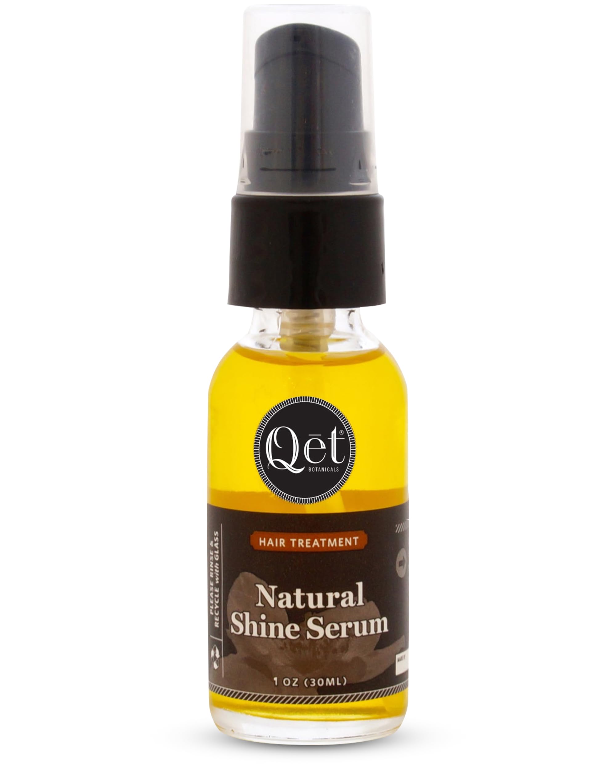 Best Natural Shine Serum for Hair - Organic Argan Oil Treatment for Frizz Control & Hydration - Perfect for Dry, Damaged Hair & Daily Styling