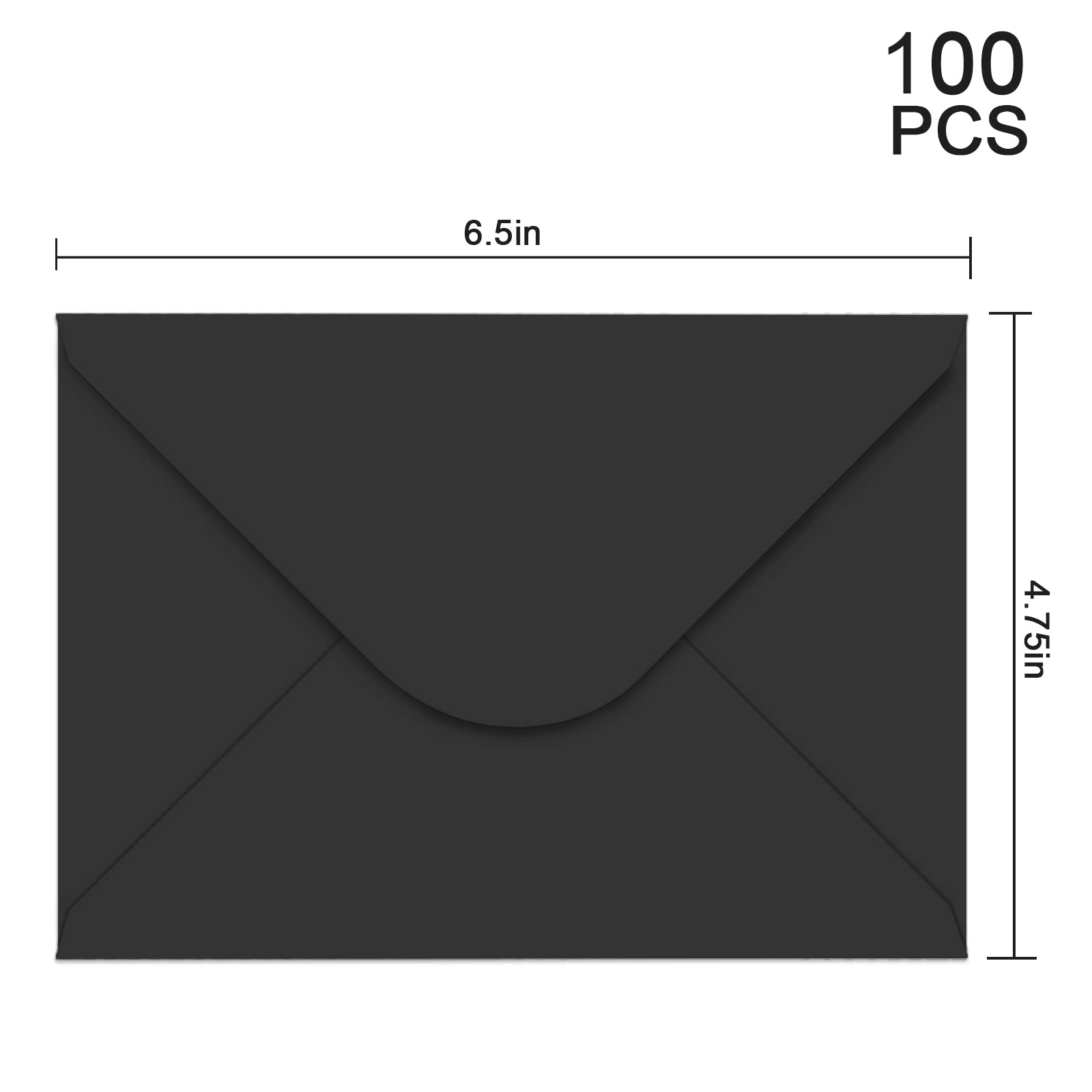 100-Pack 4x6 Envelopes for Invitations - A6 Size (6.5