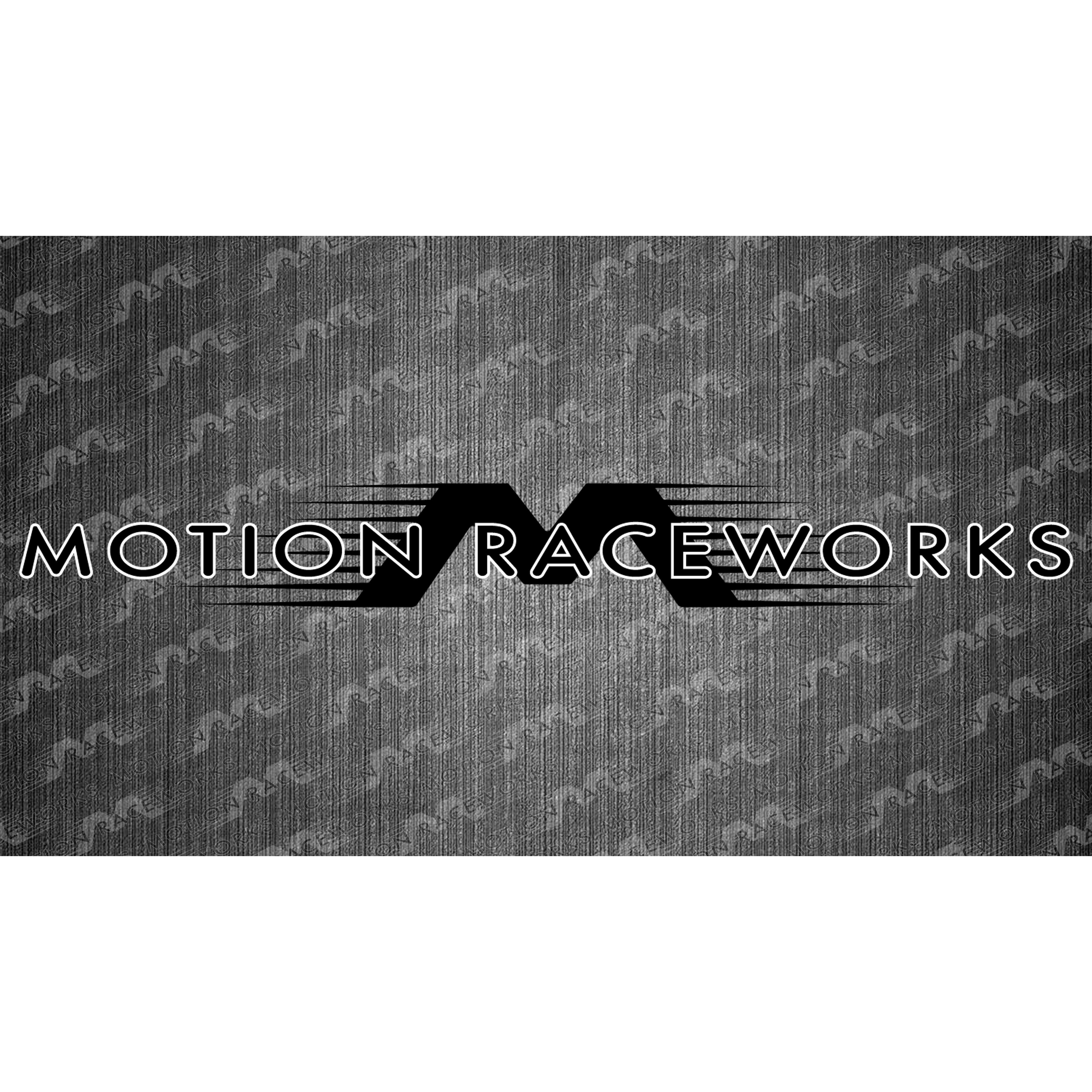 Black & White Motion Windshield Banner 36x4 Inch - Custom Car Decal for Sports Cars, Trucks & SUVs - Perfect for Racing Events & Car Shows