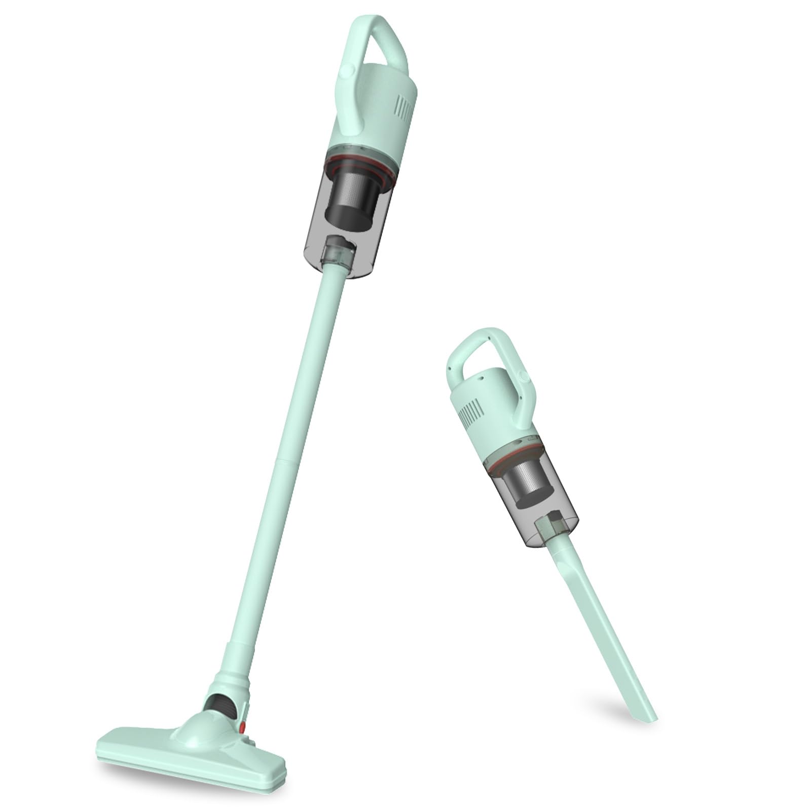 Lightweight Cordless Stick Vacuum Cleaner - 2-in-1 Handheld for Pet Hair, Hardwood Floors & Cat Litter | Perfect for Quick Home Cleaning & Small Spaces