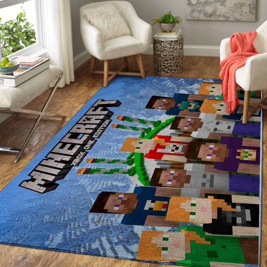 Non-Slip 5x7 ft Gamer Rug - Soft Video Game Themed Carpet for Boys Bedroom, Living Room & Gaming Setup | Durable Home Decor for Playroom, Kitchen & Office | PH008 Gaming Floor Mat