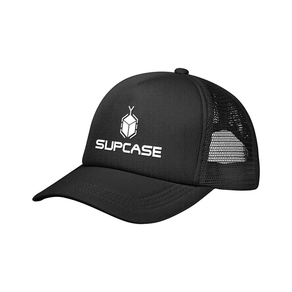 Official Limited Edition SUPCASE Trucker Hat - Black | Stylish & Durable Baseball Cap for Men & Women | Perfect for Outdoor Activities, Sports & Casual Wear