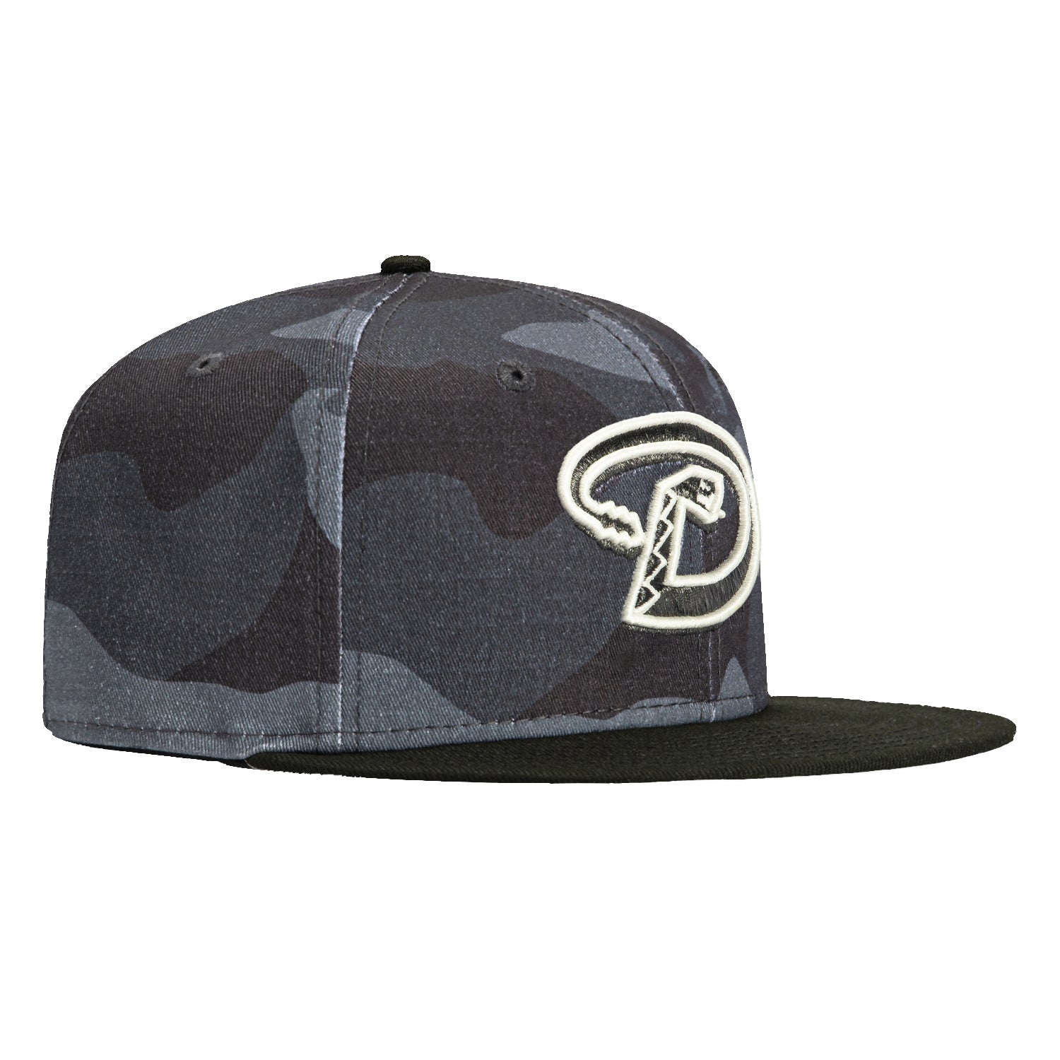 New Era 59Fifty Camo Arizona Diamondbacks Glow in the Dark Baseball Cap - Adjustable Snapback Hat for Men & Women - Perfect for Night Games, Concerts & Outdoor Activities