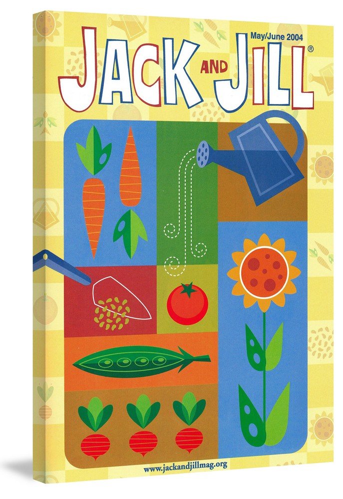 Vintage Kids Gardening II Canvas Wall Art - 16x24 Inch Framed Home Decor for Nursery, Playroom & Kids Bedroom | Marmont Hill