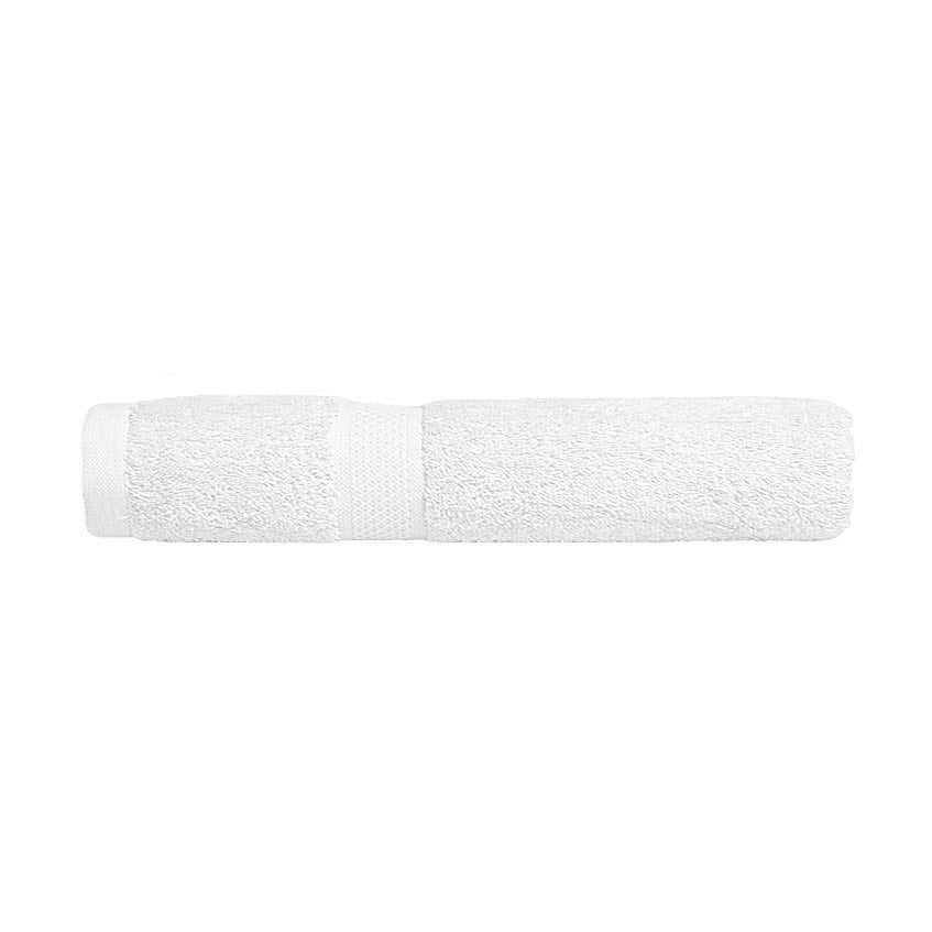 Premium 100% Combed Cotton White Hand Towels - Soft & Absorbent Bathroom, Kitchen & Gym Essentials (Set of 6)