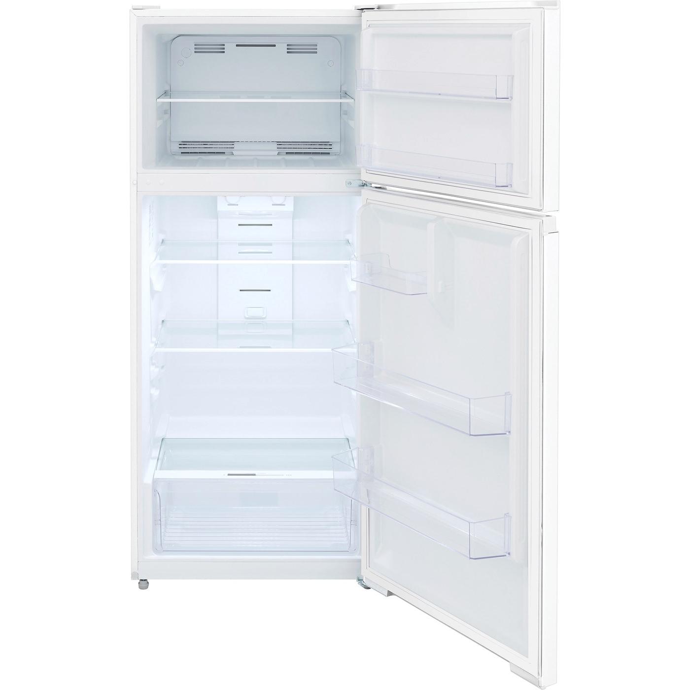 Frigidaire 16 cu. ft. Top Freezer Refrigerator - 27 9/16 Inch Freestanding, Energy Efficient, White (FRTE1622AW) - Perfect for Apartments, Dorms & Small Kitchens