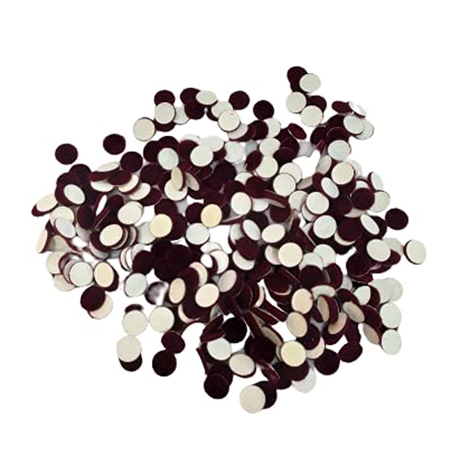 Elegant Maroon Kumkum Forehead Stickers for Women & Girls - Traditional Bindi Pack of 4 (7mm) - Perfect for Weddings, Festivals & Daily Wear