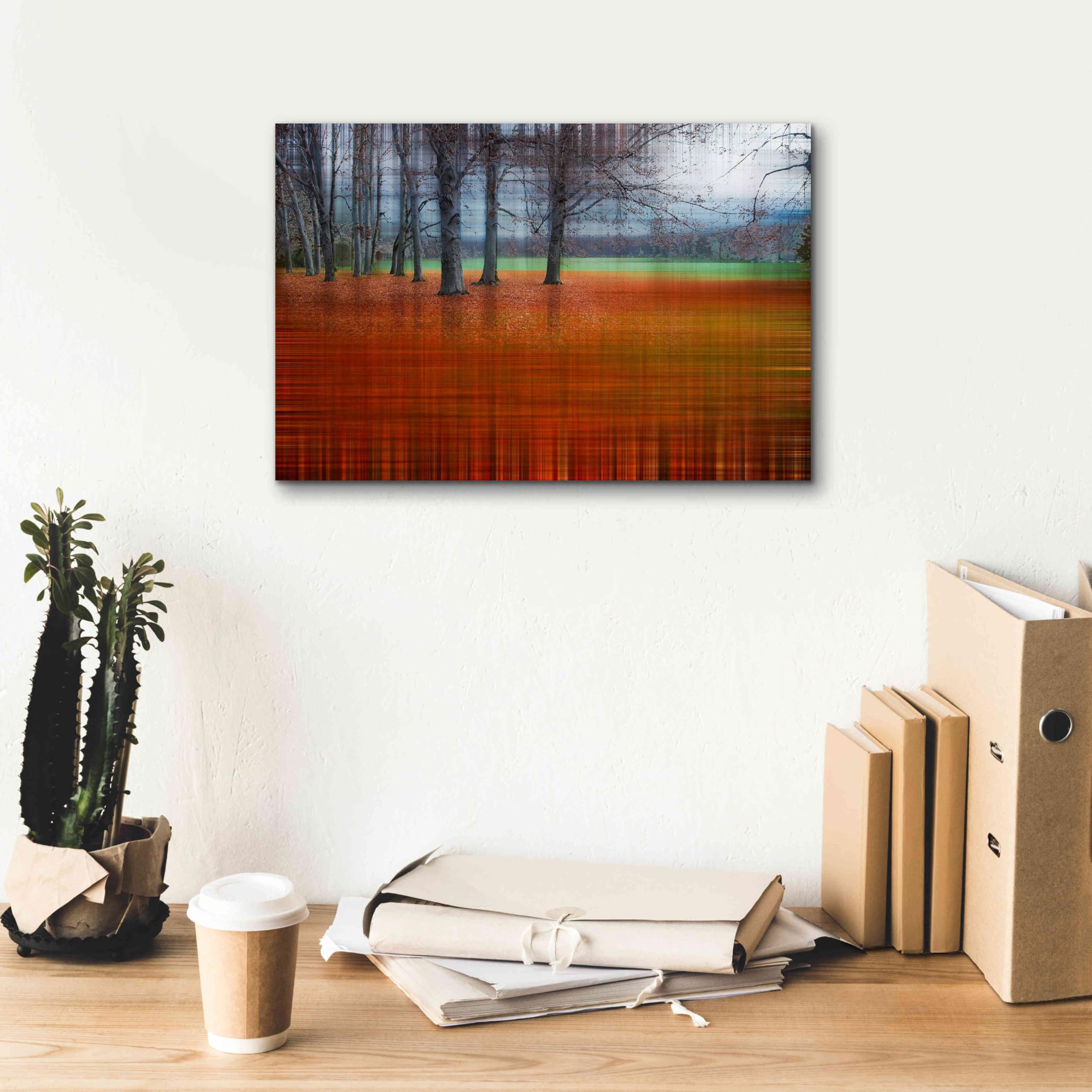 Abstract Autumn by Hannes Cmarits - Premium Giclee Canvas Wall Art Print 18x12 Inches - Modern Home Decor for Living Room, Bedroom & Office