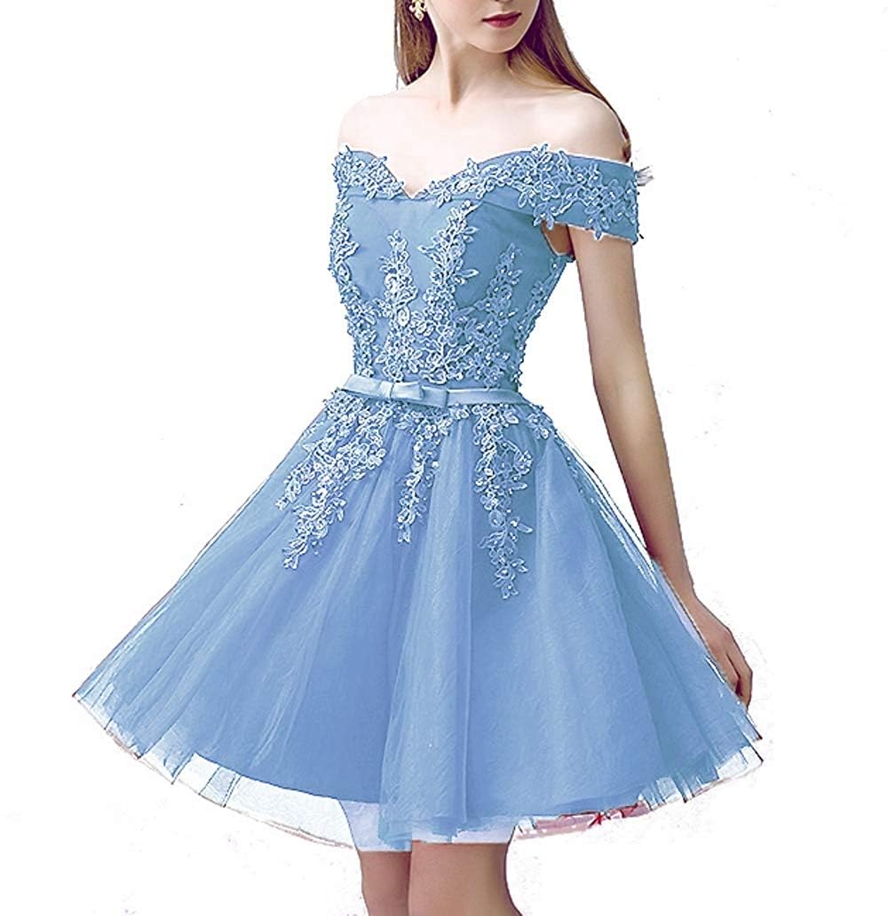 JAEDEN Homecoming Dresses for Teens - Elegant Lace Short Prom Dress with Tulle Skirt | Perfect for HOCO, School Dances & Special Occasions