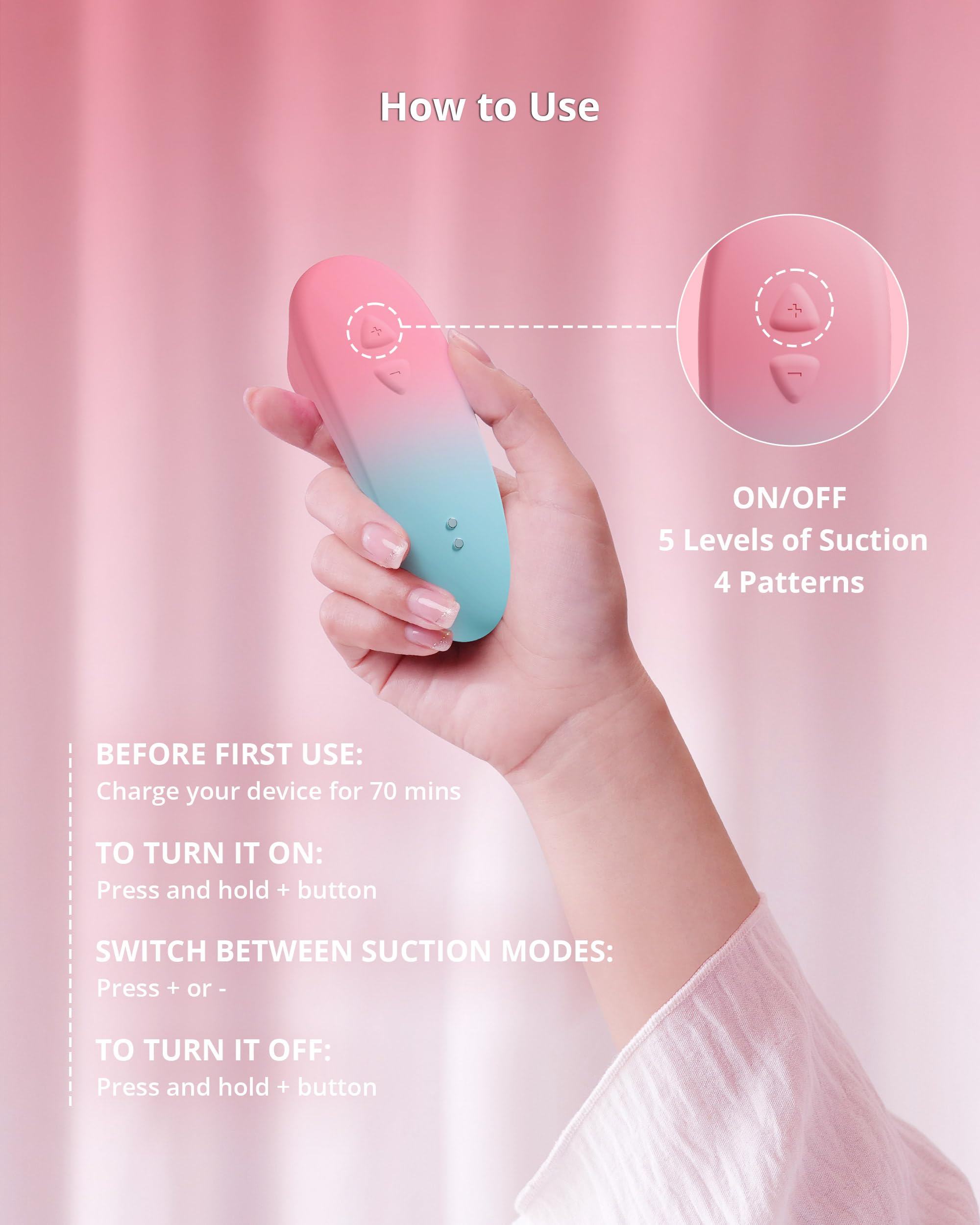 LOVENSE Tenera 2 Clitoral Sucking Vibrator for Women, Pressure Wave Stimulator with Powerful Vibrations, Rechargeable Adult Sex Toy - Perfect for Solo Play & Couples Intimacy
