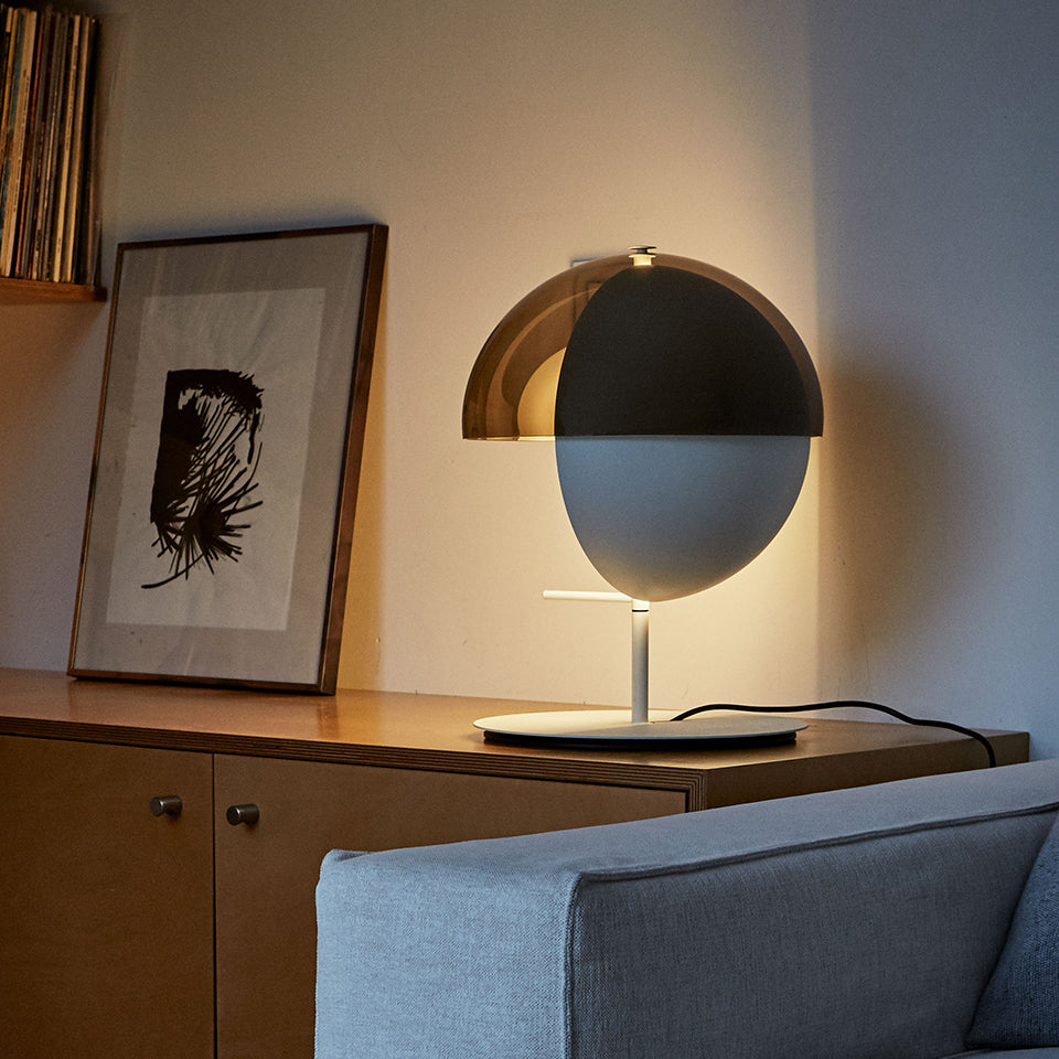 Theia Table Lamp - Modern LED Desk Light for Home Office, Bedroom & Living Room - Stylish Decorative Lighting for Reading, Working & Relaxing