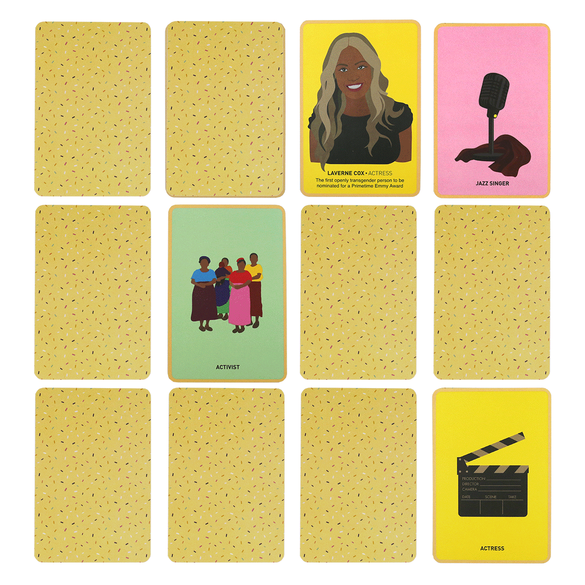 Best Women's Memory Card Game - Fun & Educational Matching Game for Kids & Adults - Perfect for Family Game Night & Classroom Learning
