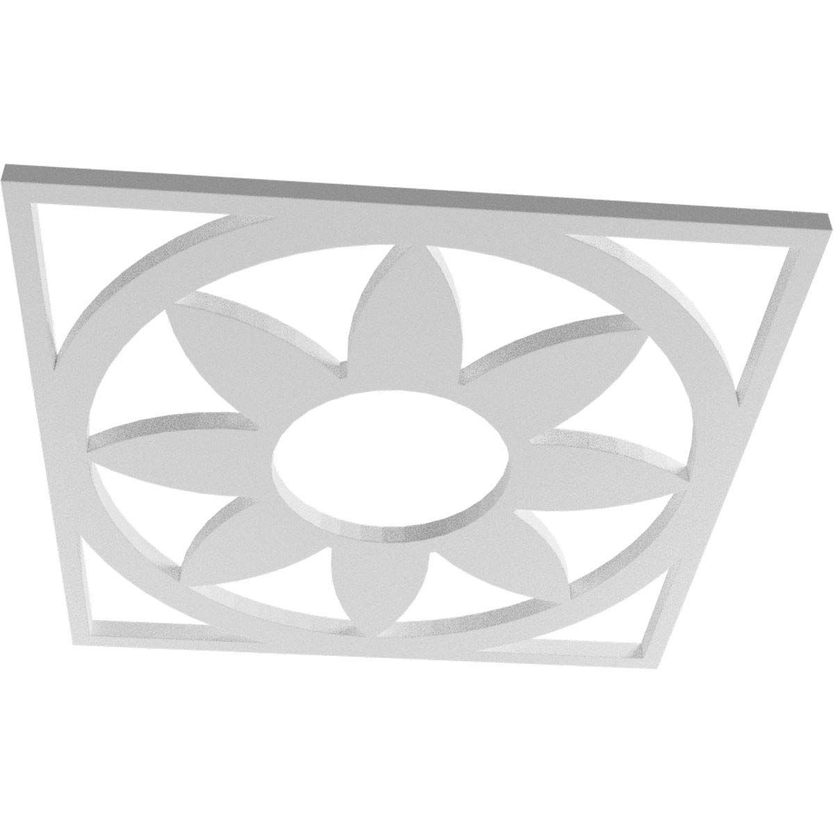 Ekena Millwork CMPP32BL Blume Architectural Grade PVC Pierced Urethane Ceiling Medallion 32