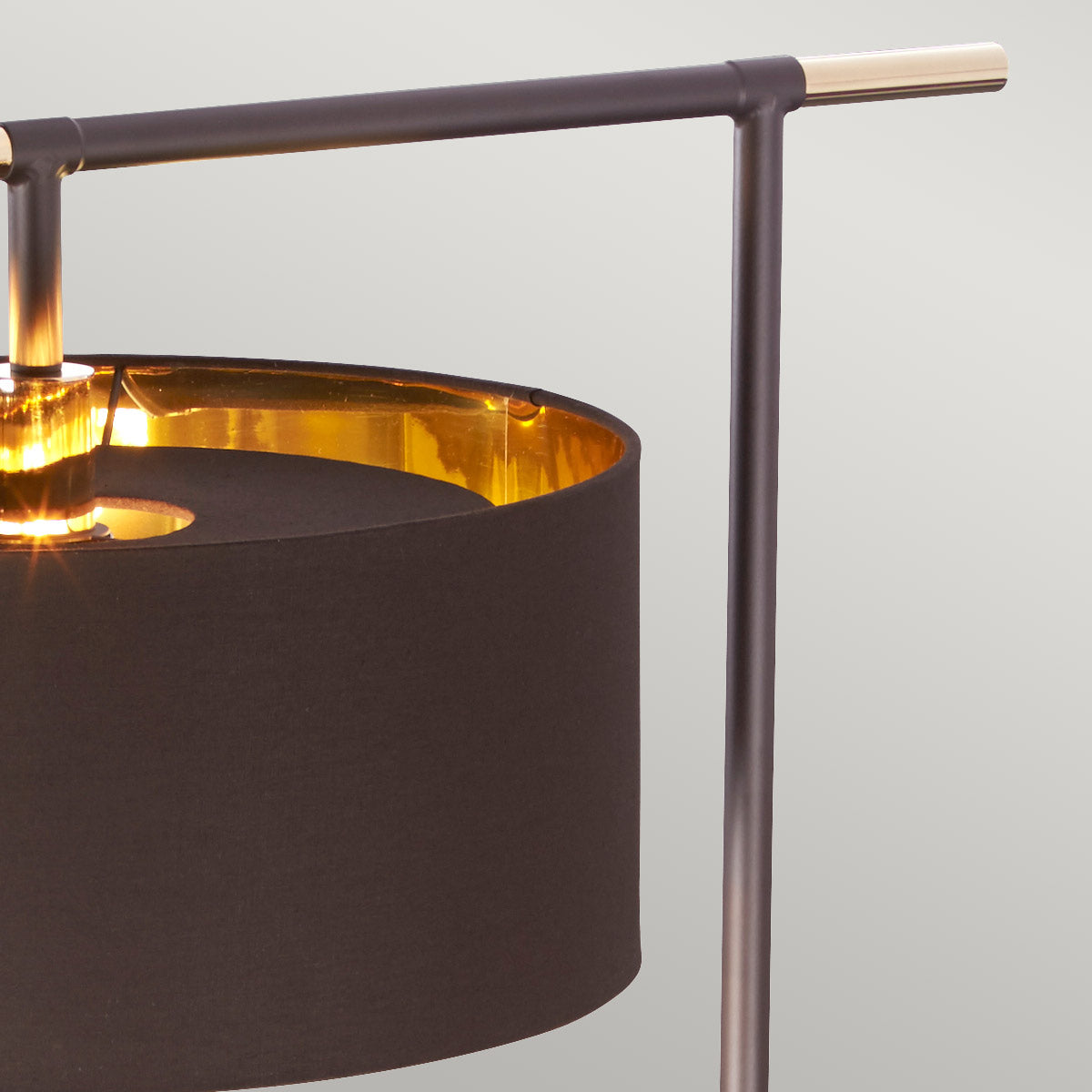 Balance 1 Light Floor Lamp with E27 Socket - Modern Standing Lamp for Living Room, Bedroom & Office - Multiple Finish Options