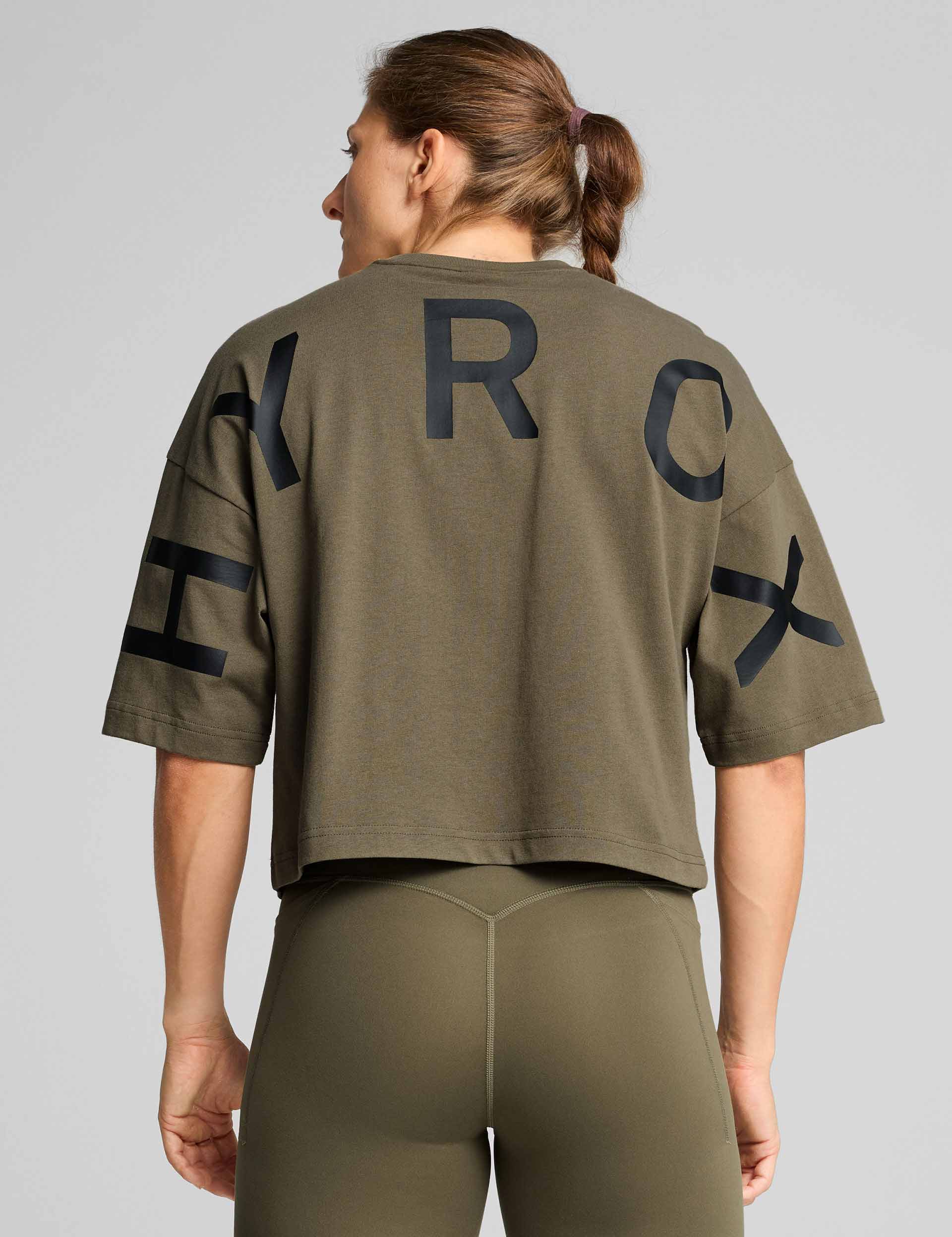 Puma x Hyrox Oversized T-Shirt - Loden Green | Men's Athletic Training & Gym Wear | Perfect for Workouts & Casual Street Style