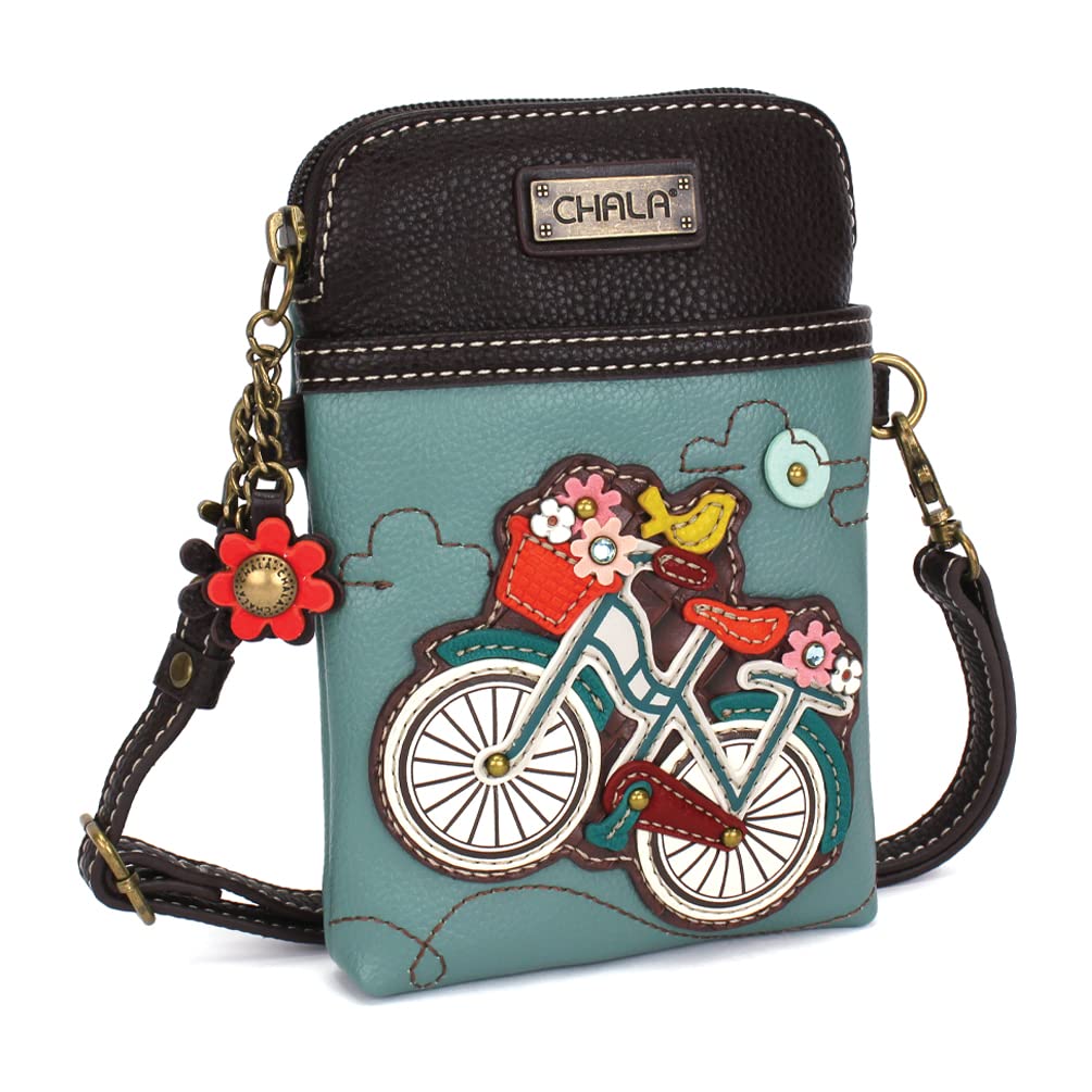 CHALA Women's Crossbody Phone Purse - PU Leather & Canvas Adjustable Strap Handbag for iPhone, Wallet & Essentials | Perfect for Travel, Shopping & Everyday Use