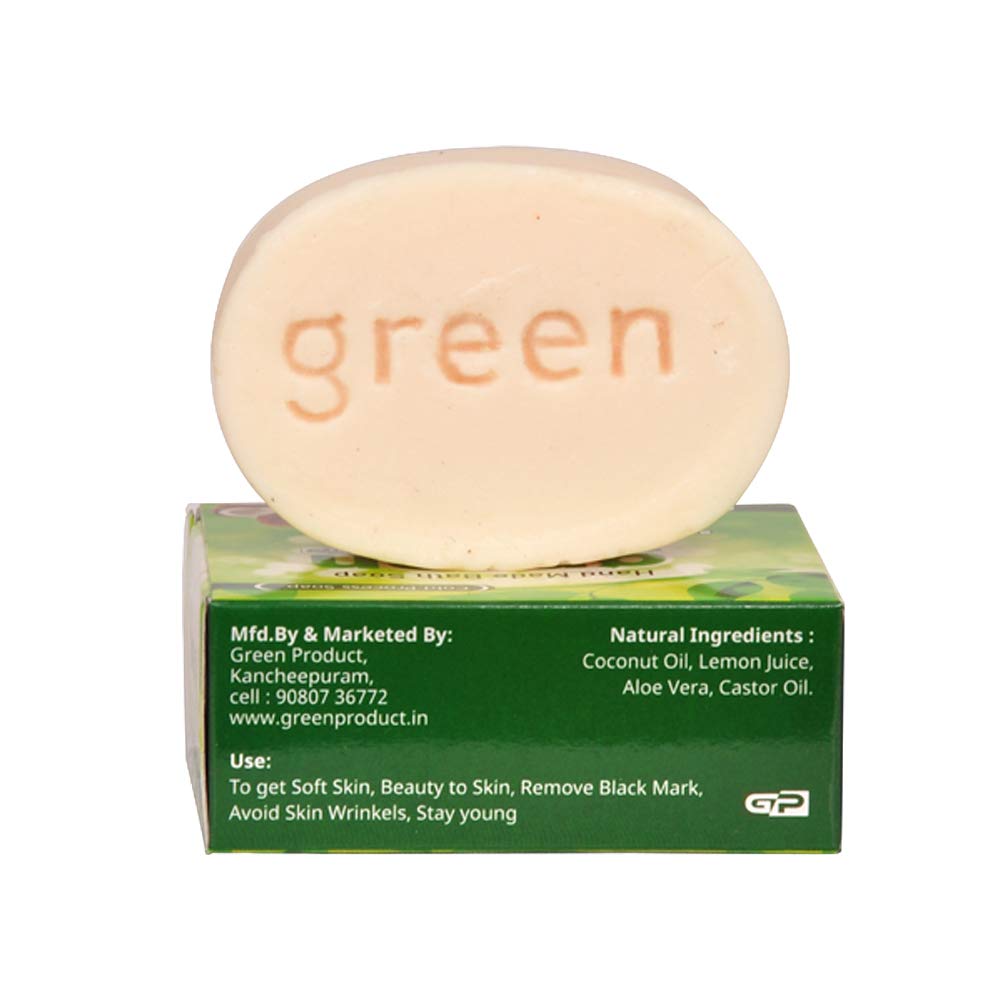 Organic Coconut Oil Soap Bar - 100% Pure, Cold Processed, Handmade Natural Bath Soap for Sensitive Skin (6 Pack, 90g Each) - Perfect for Shower, Face Wash & Gift Giving