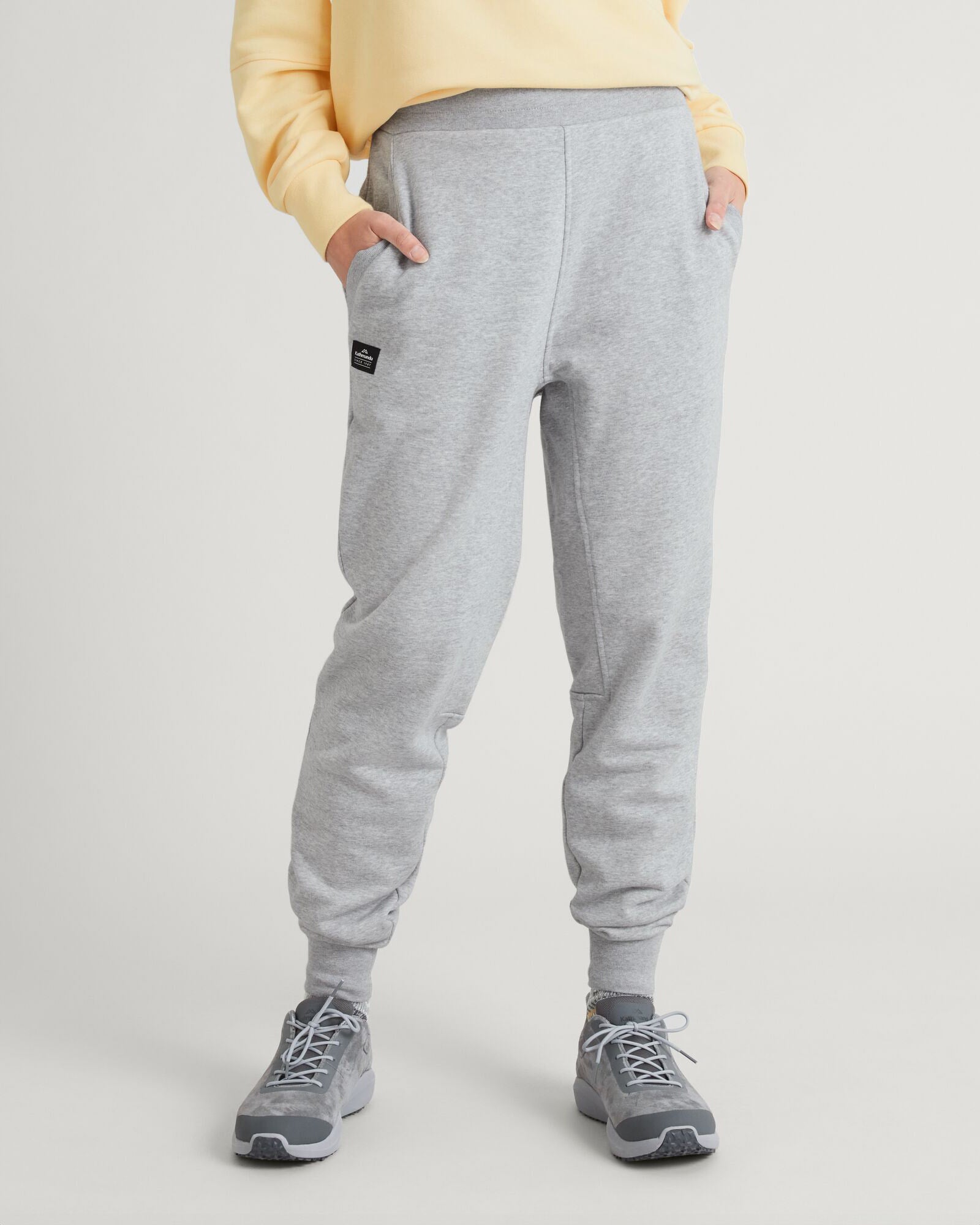 ANY Time Sweats LT Unisex Joggers - Light Grey Marle Comfortable Lounge Pants for Men & Women - Perfect for Yoga, Running, and Casual Wear