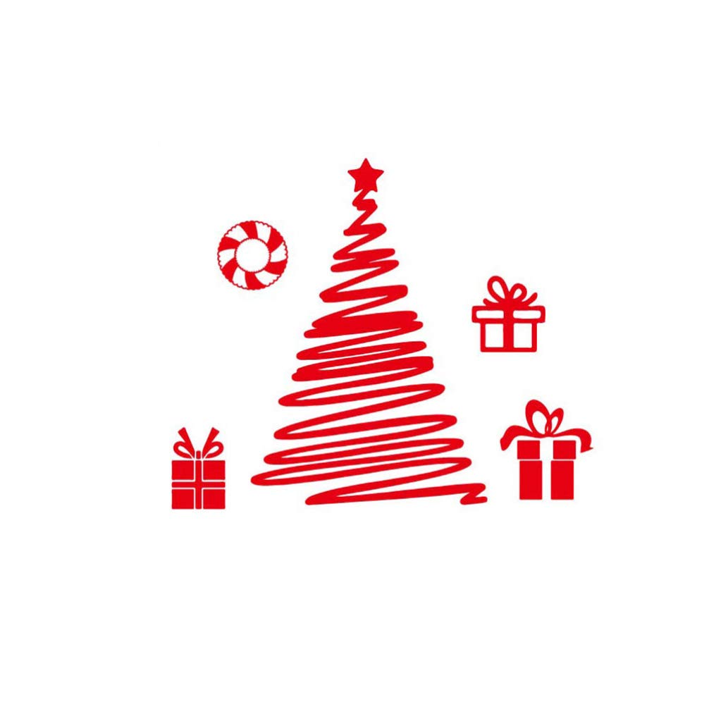 ULTNICE Christmas Window Stickers - Removable Holiday Decals for Windows, Walls, Doors & Fridges | Xmas Tree Decorations for Home, Office & Party Supplies | Perfect for Christmas Decor, Gifts & Festive Celebrations