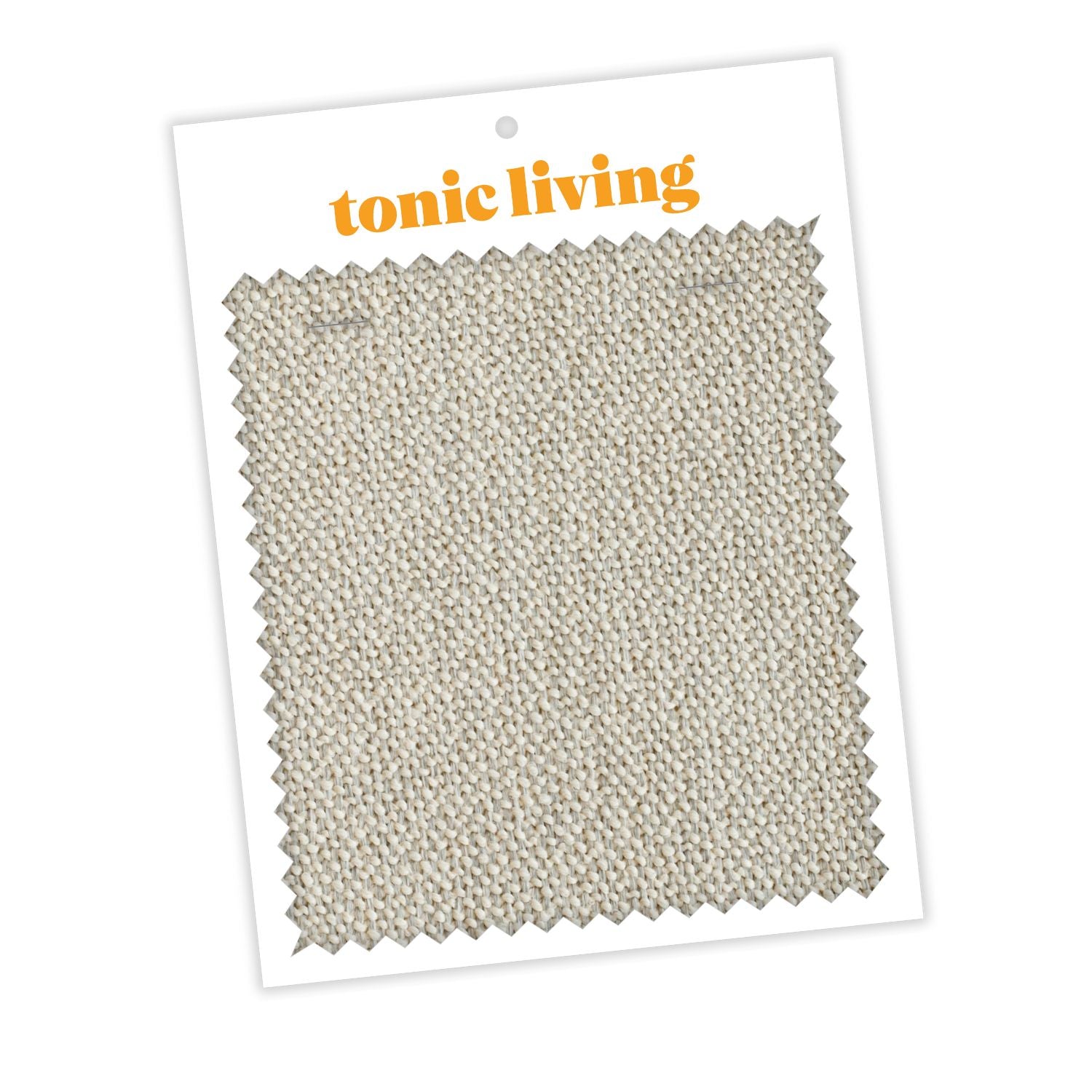Ridgley Canvas Cream Fabric Swatch - Premium Upholstery Material for DIY Furniture, Home Decor & Craft Projects