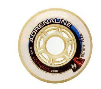Kryptonic Adrenaline Skateboard Wheels - High Performance 55mm 99A Urethane Wheels for Street & Park Skating - Perfect for Tricks, Cruising & Smooth Rides