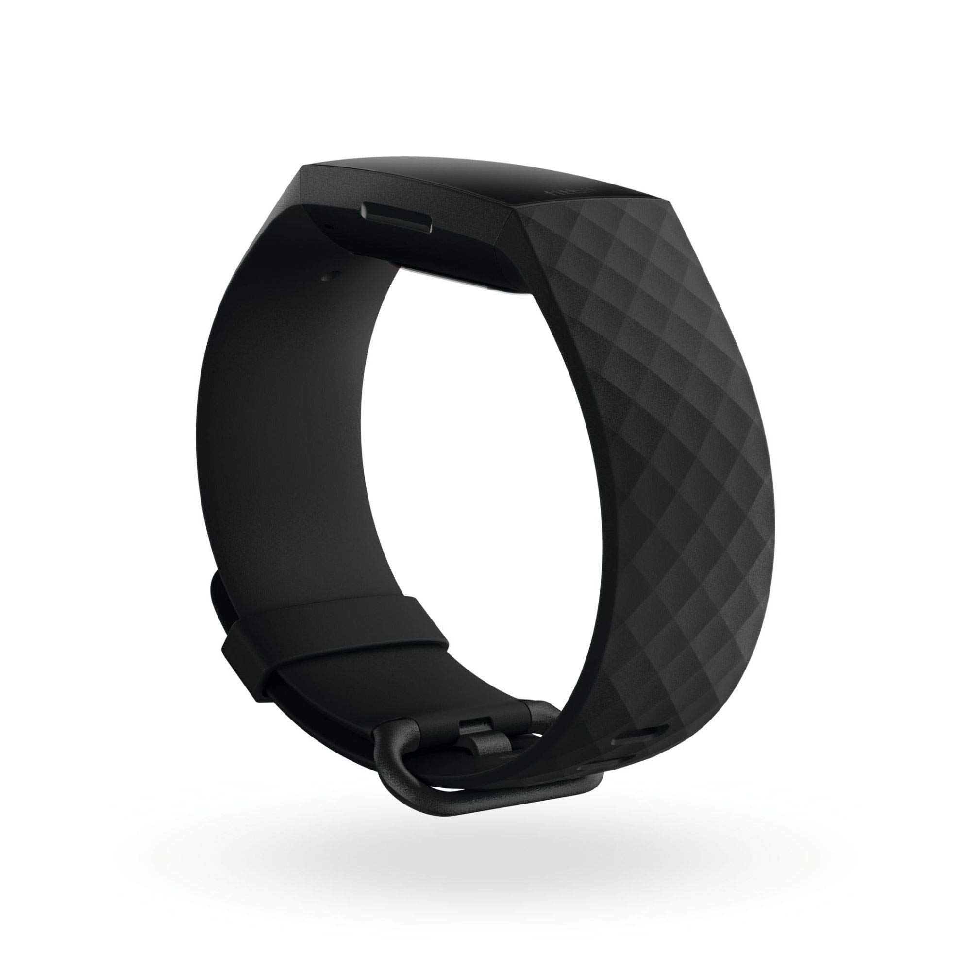 Fitbit Charge 4 Fitness Tracker with Built-in GPS, Heart Rate Monitor, Sleep & Swim Tracking - Black (Includes S & L Bands) | Perfect for Running, Swimming & Daily Activity Tracking