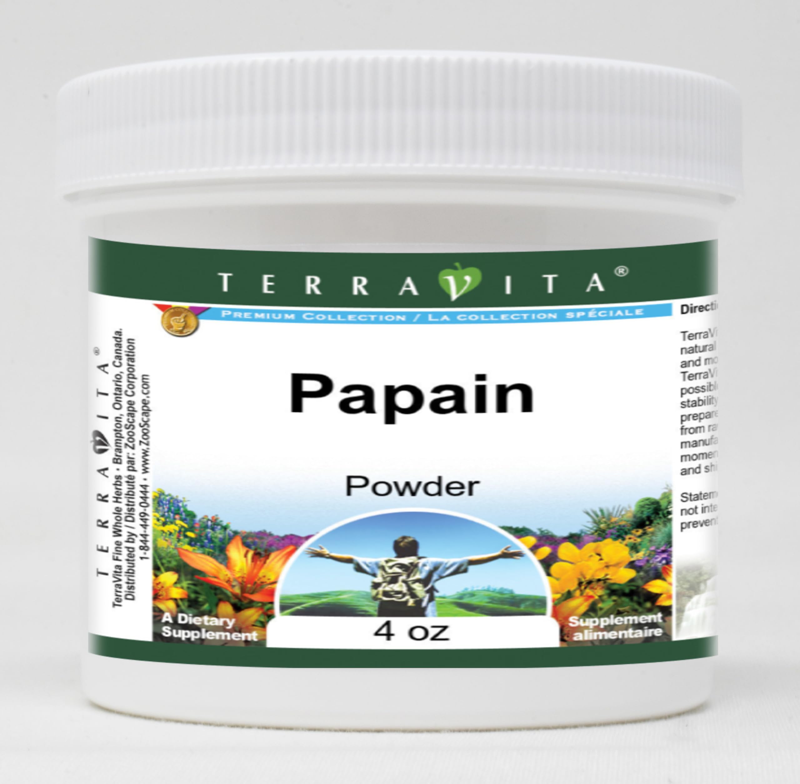 3 Pack Papain Powder (4 oz Each, ZIN: 520483) - Natural Enzyme Supplement for Digestion & Meat Tenderizing | Perfect for Cooking, Baking & Dietary Support