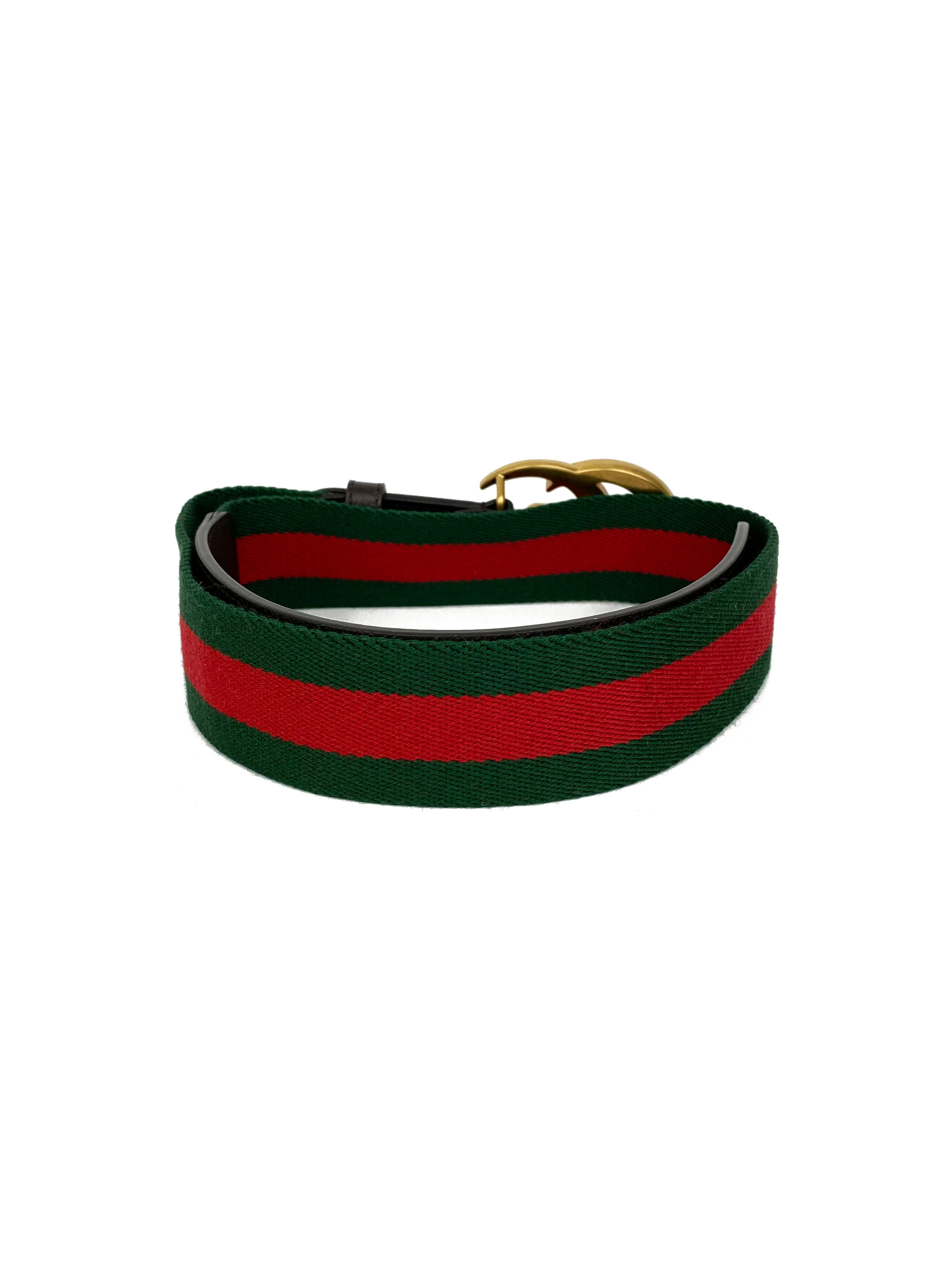 Gucci Double G Buckle Web Belt 75 - Stylish Designer Waist Belt for Men & Women | Perfect for Casual Wear, Office Outfits & Fashion Accessories