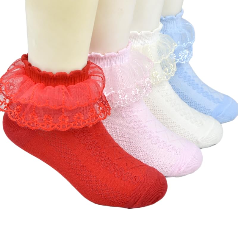 Double Lace-4 Pcs Multicolor-2