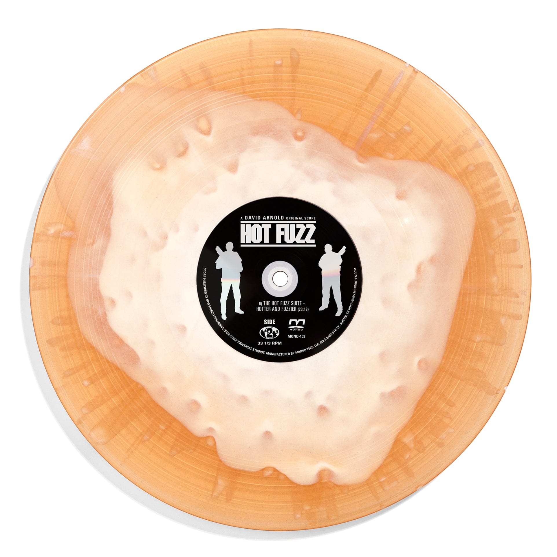 Hot Fuzz Original Motion Picture Score LP Vinyl Record - Soundtrack for Movie Lovers & Collectors - Perfect for Home Theater, Music Enthusiasts, and Vinyl Collections