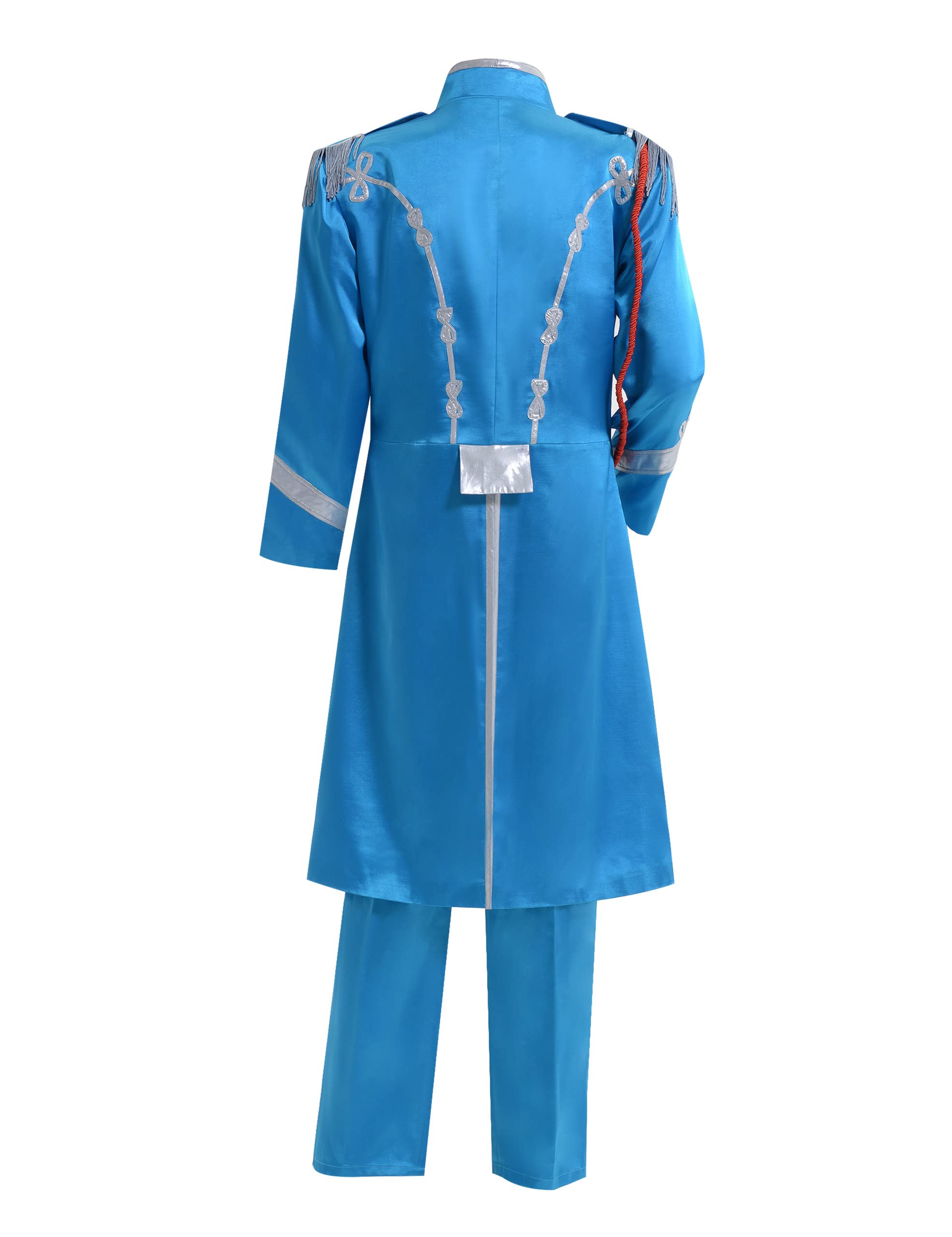 Vintage 1960s British Pop Star Costume for Men - 60s Rock Band Musician Cosplay Jacket & Suit Set | Perfect for Halloween, Themed Parties, and Retro Music Events