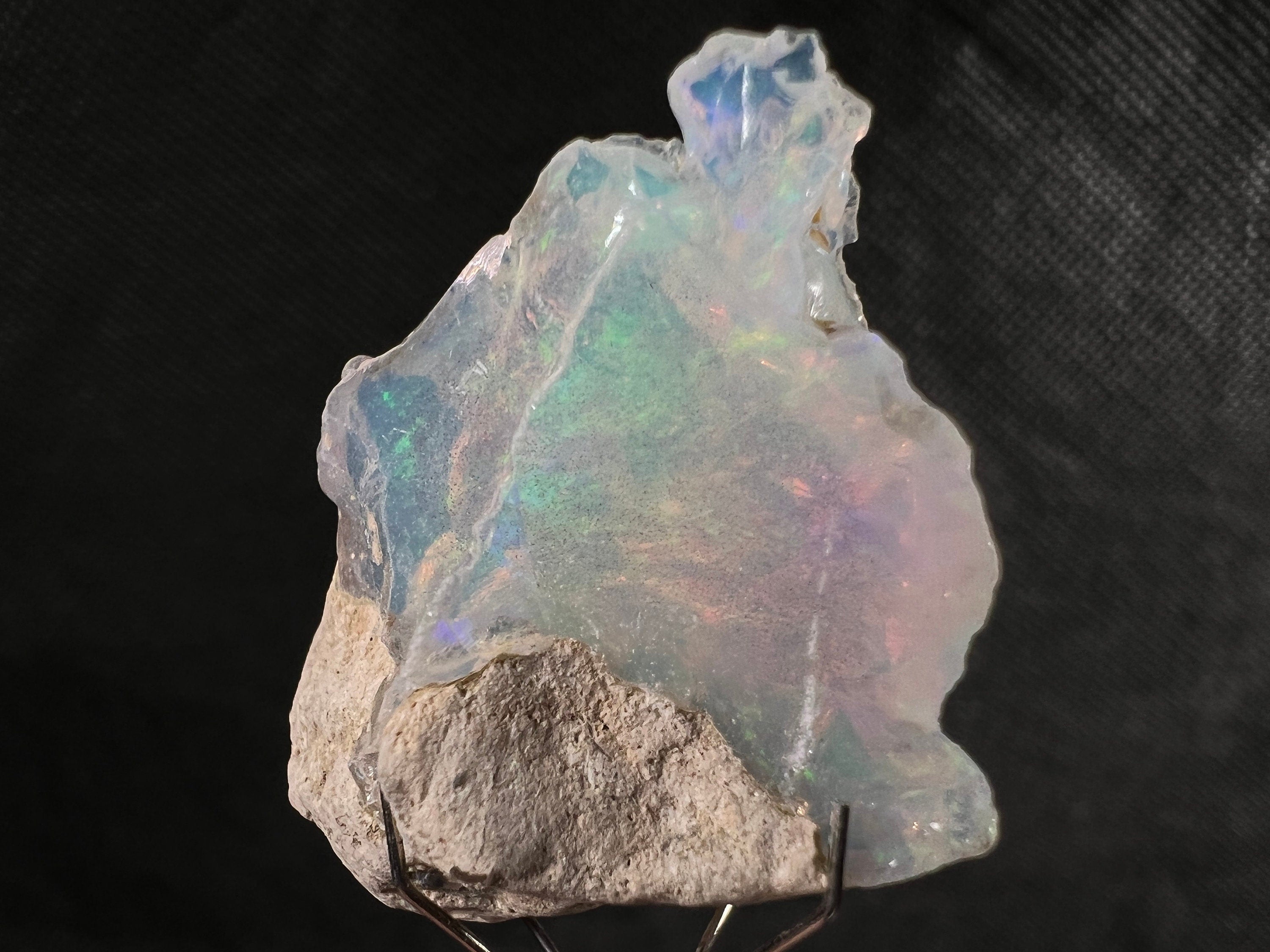 Premium 4A+ Welo Opal Raw Crystal - Natural October Birthstone for Jewelry Making, Cutting Grade Gemstone, 50658 - Perfect for Healing, Meditation & Unique Handcrafted Designs