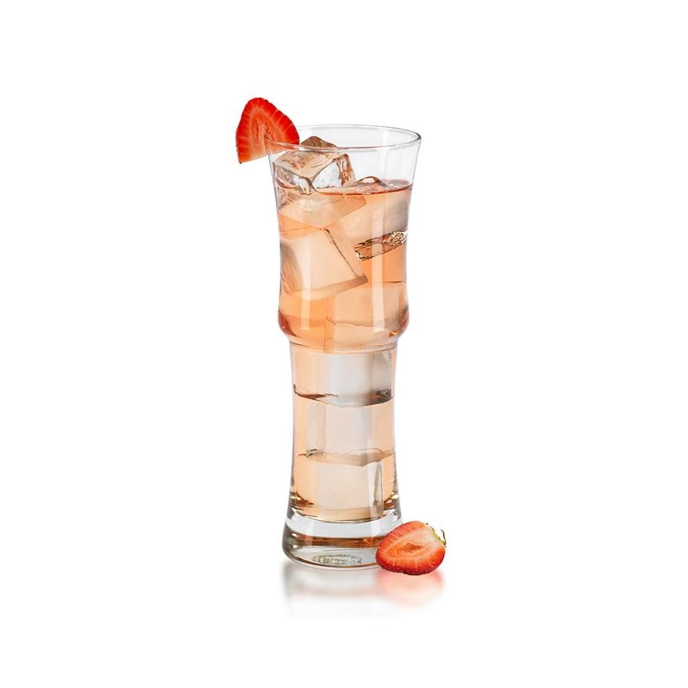 Libbey Napoli Grande 15.5 Oz Hurricane Glass - Set of 12 for Cocktails, Beverages & Home Bar Decor - Perfect for Margaritas, Pina Coladas & Tropical Drinks