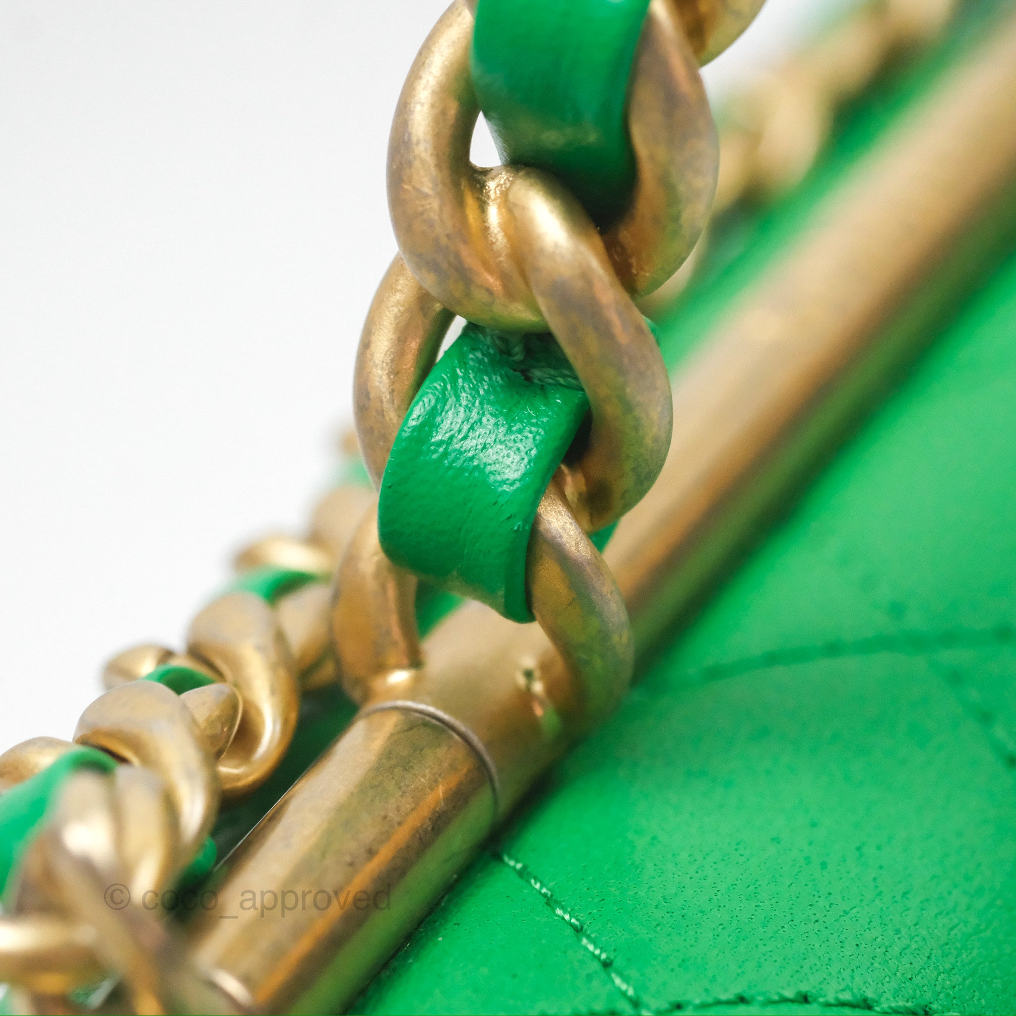 Chanel CC Quilted Flap Bag With Top Handle - Green Calfskin Leather Crossbody Bag with Gold Hardware | Luxury Designer Handbag for Women, Perfect for Date Night & Special Occasions