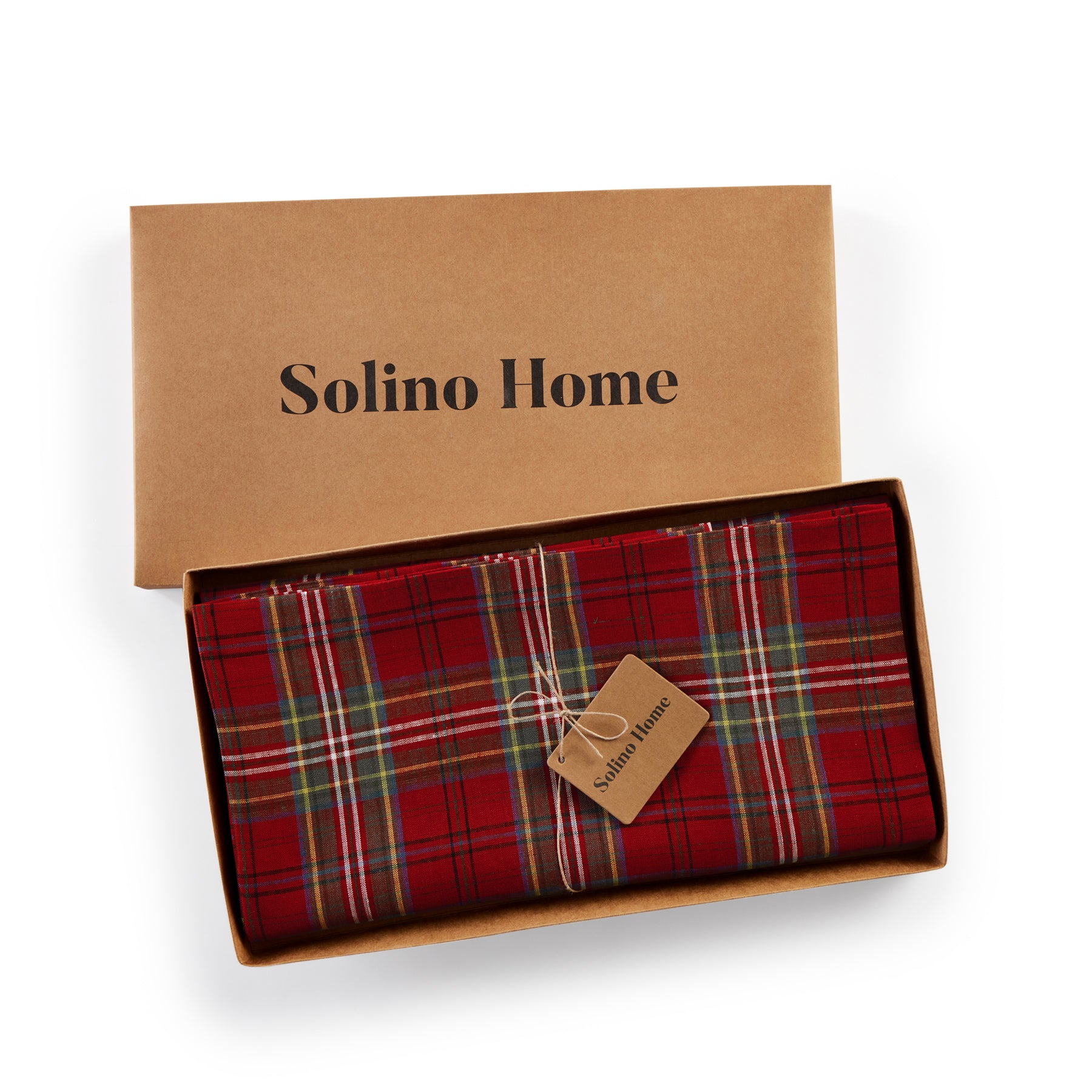 Classic Tartan Plaid Table Throw Blanket - Soft Warm Wool Checkered Pattern for Living Room, Bedroom & Outdoor Picnics