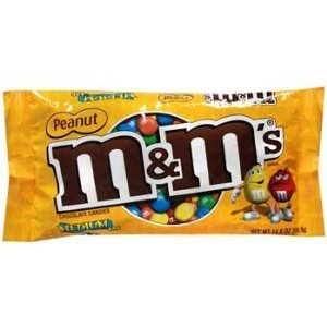 M&M'S Chocolate Covered Peanuts - 11.4 oz Resealable Bag - Crunchy Peanut Candy with Colorful Candy Shell - Perfect for Snacking, Parties & Movie Nights