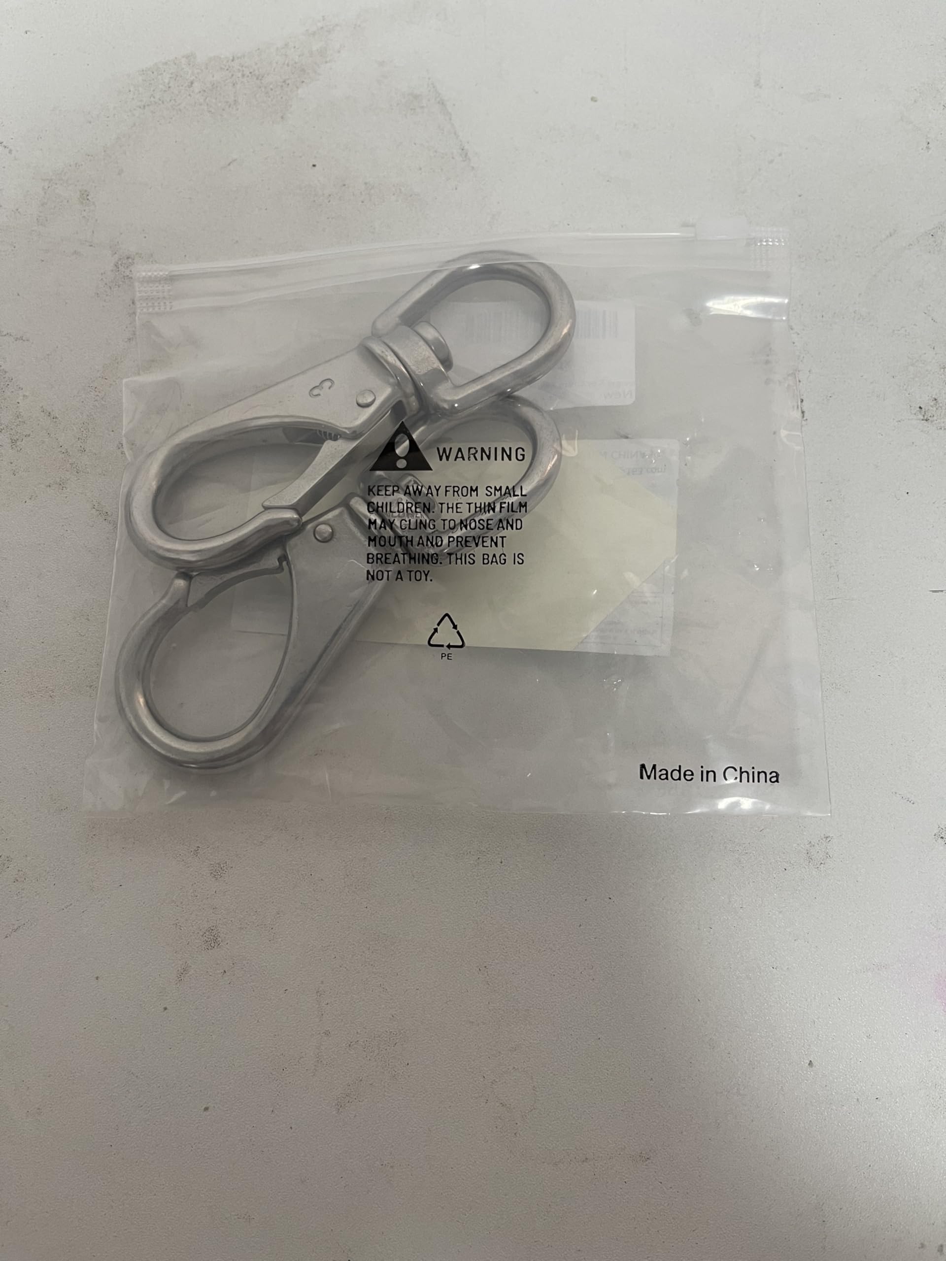 Premium Stainless Steel Swivel Hooks - 2-Pack 4.6 Inch Heavy Duty Spring Clips for Flagpole Ropes, Dog Leashes, Boat Anchors & More | Durable Keychain Hooks for Purses, Pet Chains & Bird Feeders | Outdoor & Marine Use