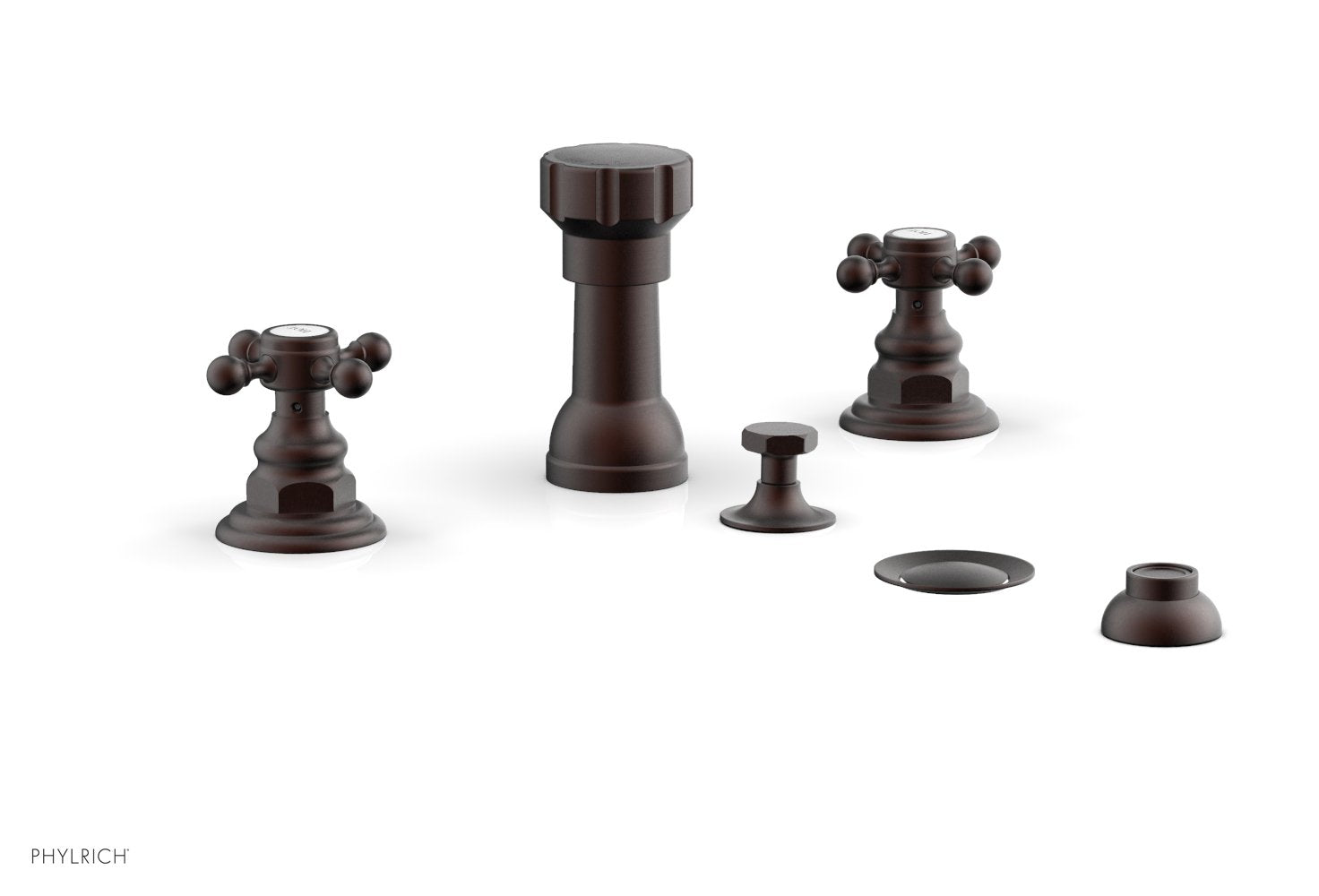 HEX TRADITIONAL 4-Hole Bidet Set - 500ml Water Capacity, 60mm Hole Spacing - Perfect for Bathroom Upgrades & Hygienic Cleaning