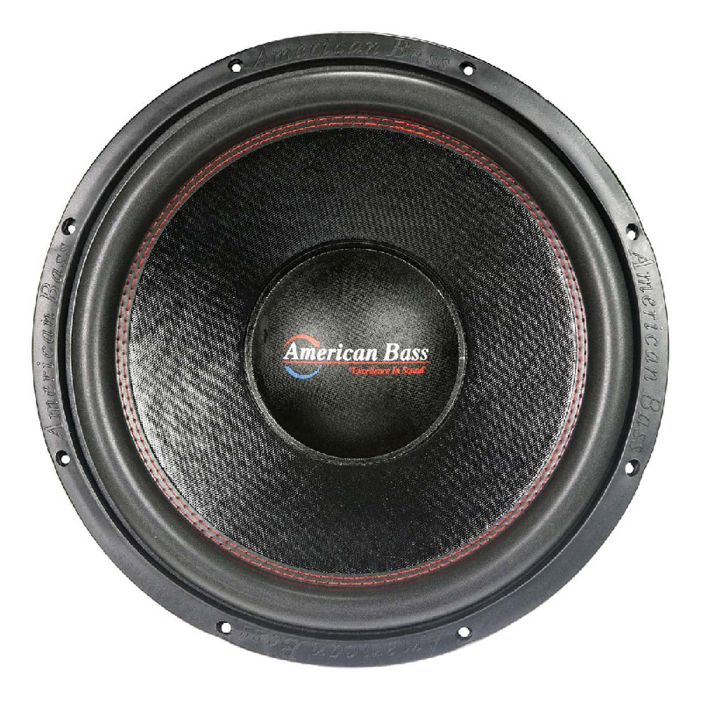 American Bass DX154 1000W 15 Inch DX Series Single 4 Ohm Car Subwoofer - High Power Bass for Car Audio Systems & Truck Sound Upgrades