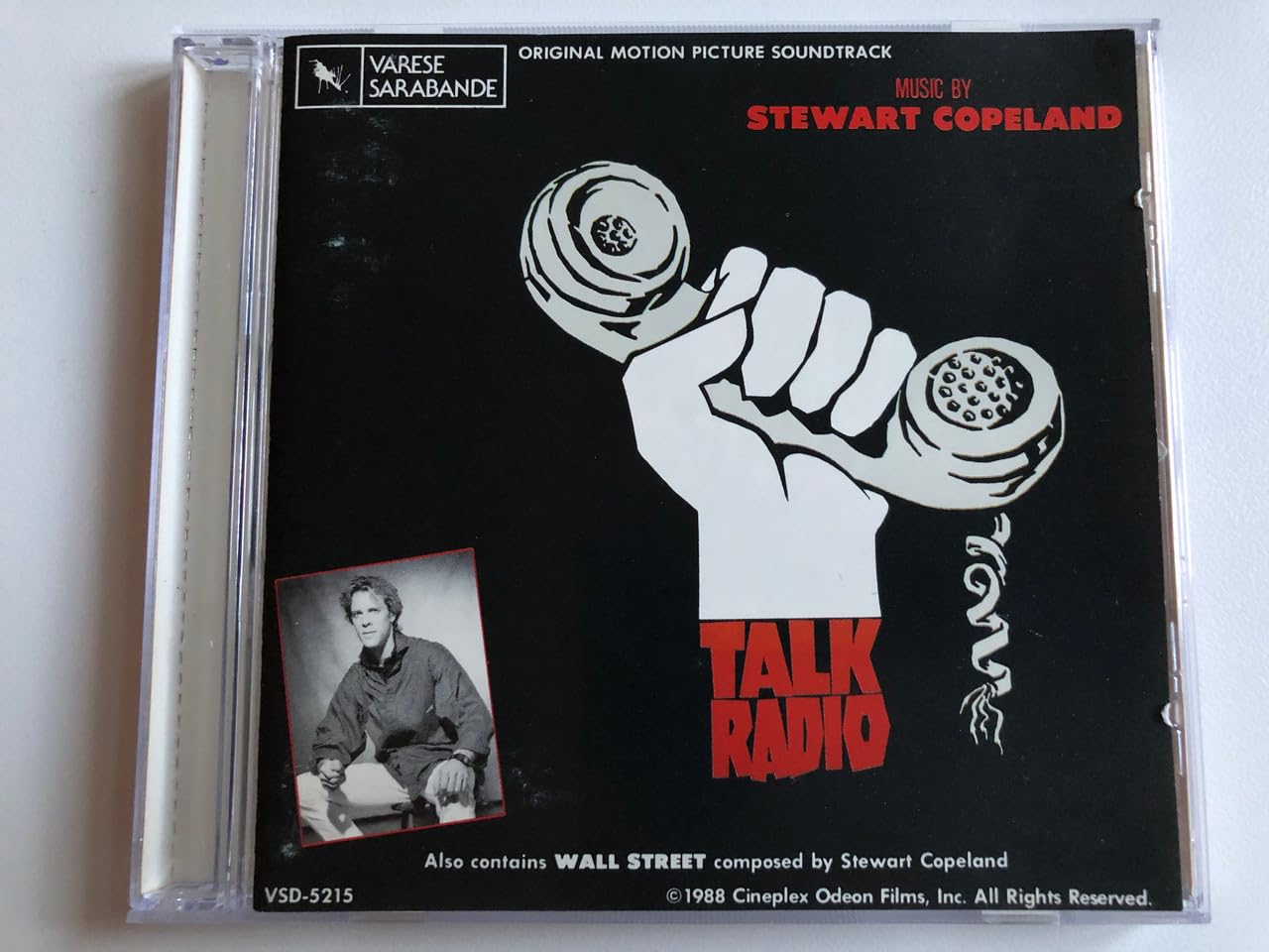 Talk Radio Wall Street Original Motion Picture Soundtrack CD | Film Score Music for Movie Lovers & Collectors - Perfect for Home Theater & Vinyl Enthusiasts