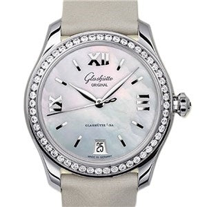 Glashutte Original Serenade Ladies Watch - Stainless Steel & Diamond Accent Women's Luxury Timepiece for Elegant Evening Events & Formal Occasions